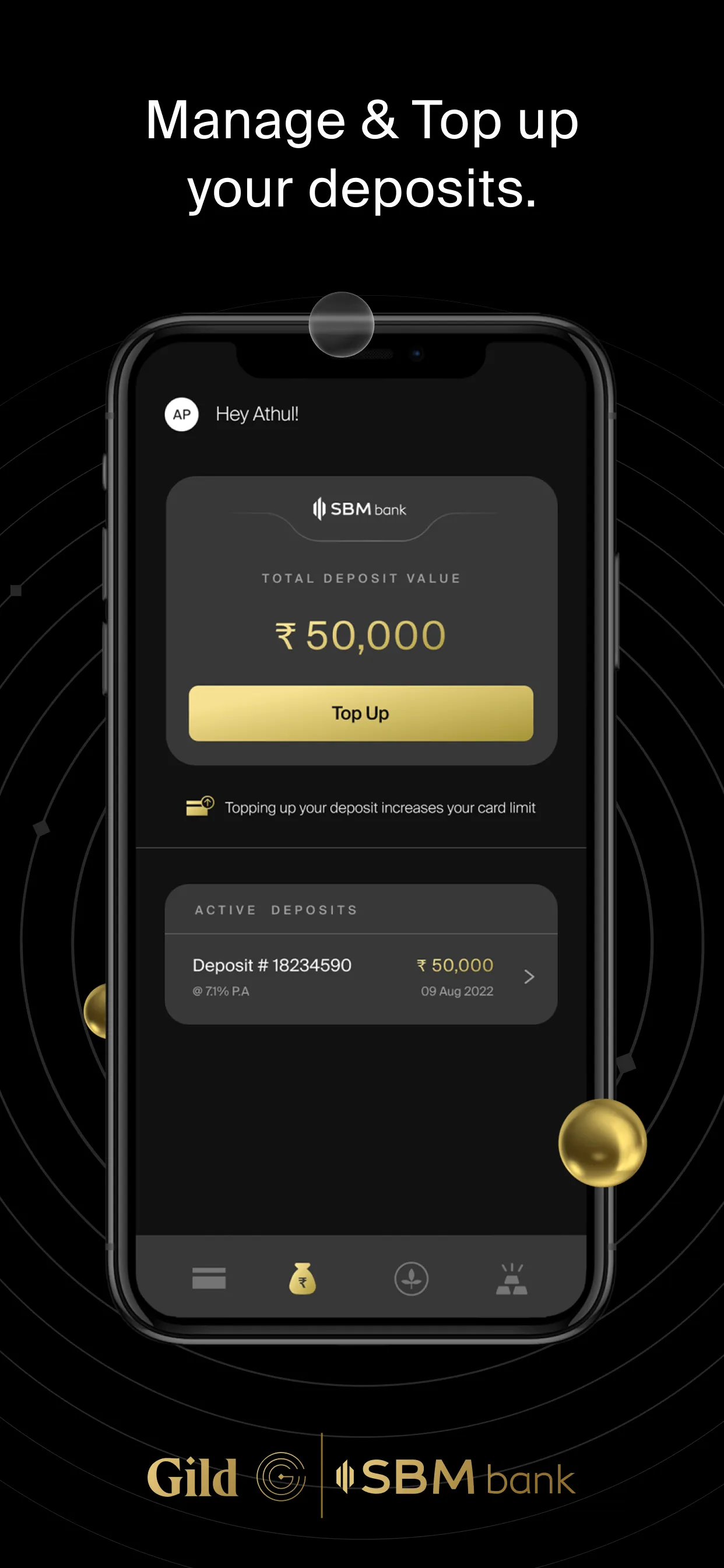 Gild Card - FD you can spend | Indus Appstore | Screenshot
