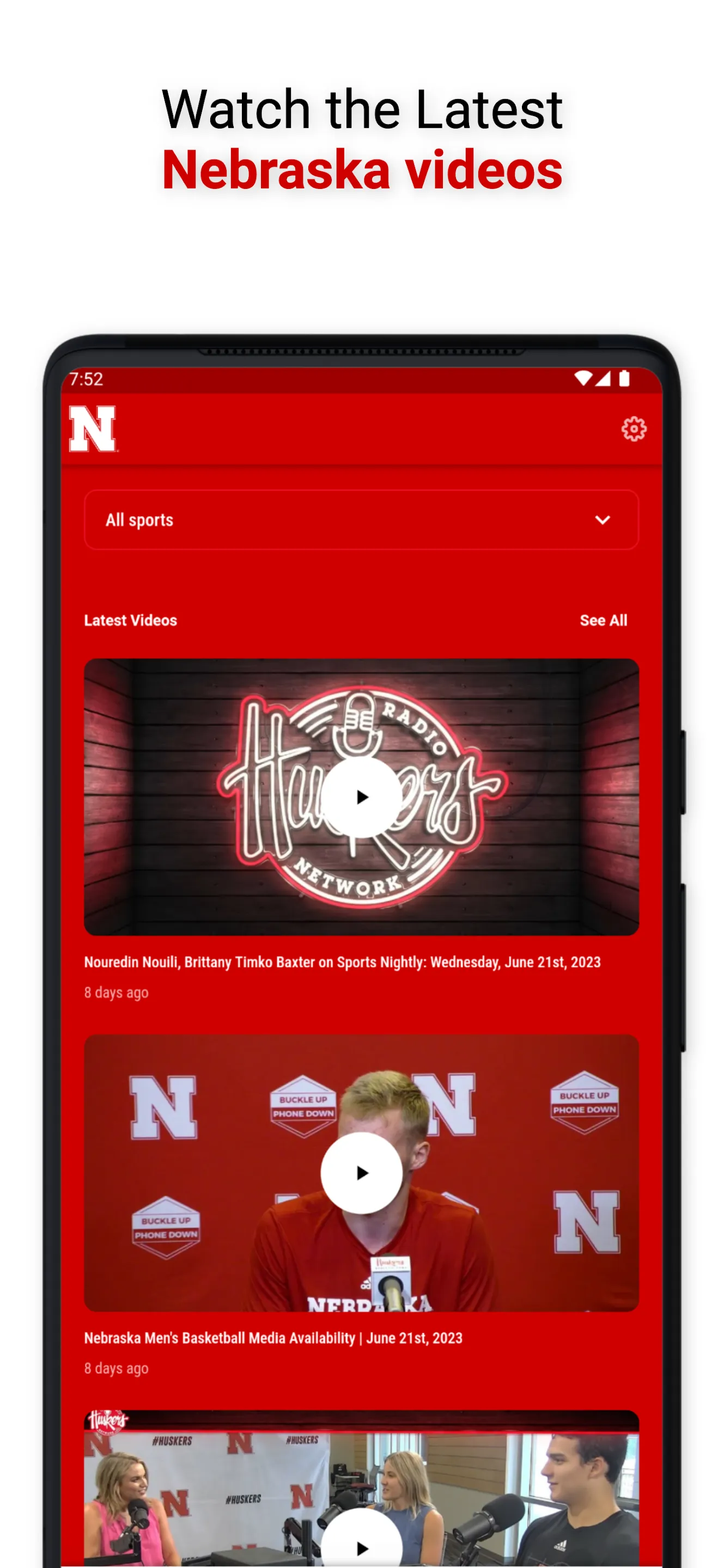 Nebraska Huskers | Indus Appstore | Screenshot