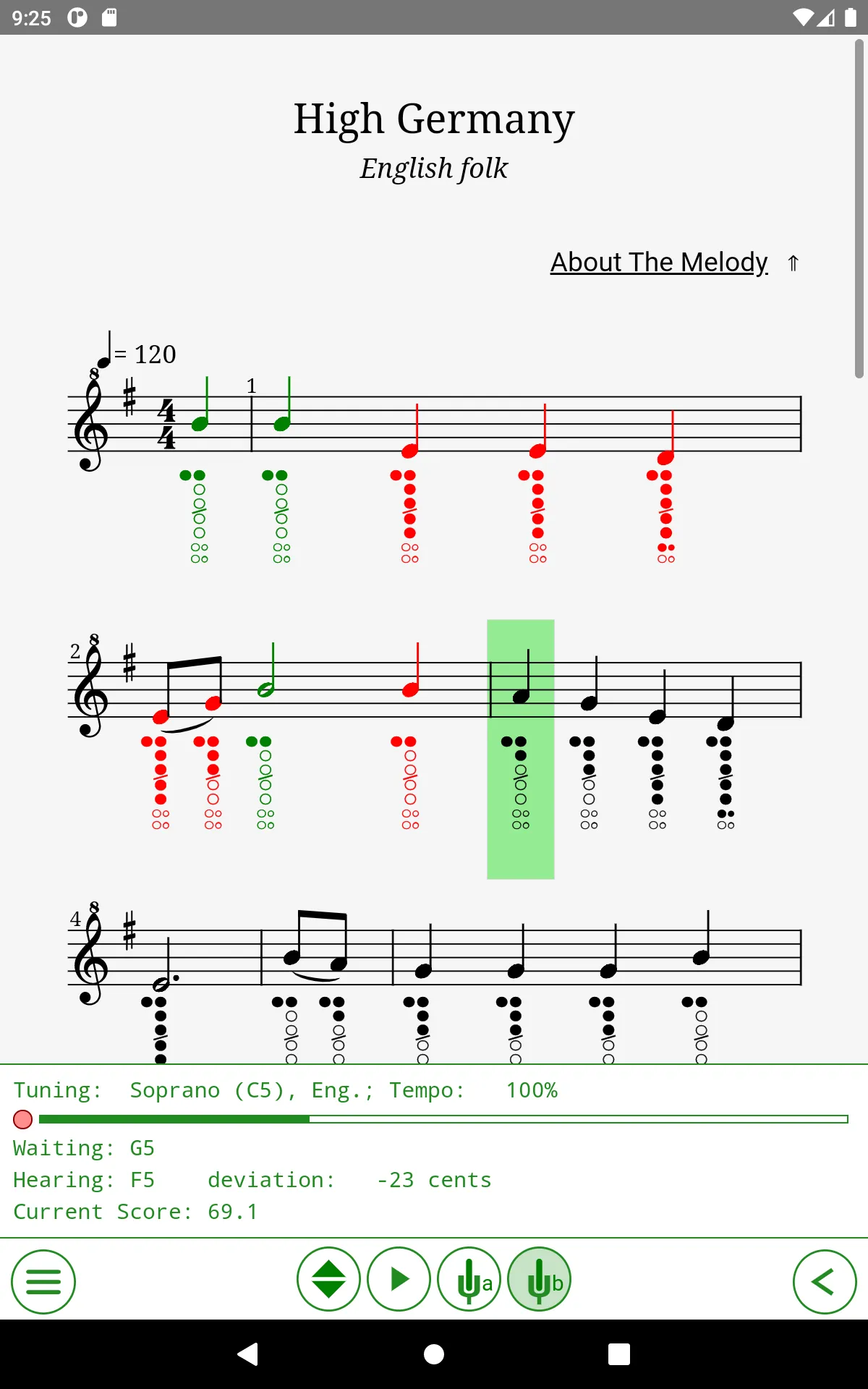 Recorder Flute Tabs | Indus Appstore | Screenshot