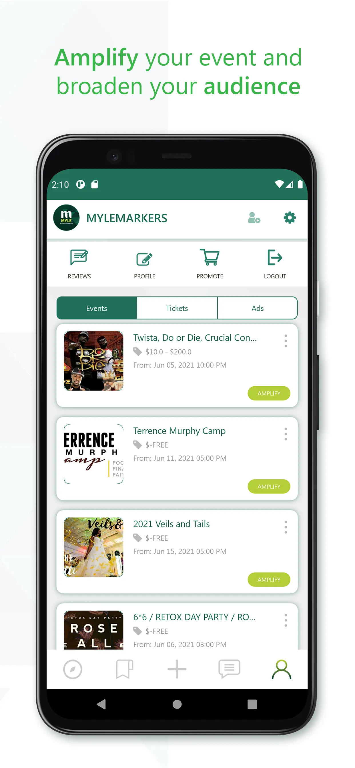 MYLE - Events Curated For You | Indus Appstore | Screenshot