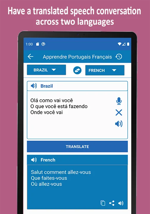 Traducteur Français Portugais | Indus Appstore | Screenshot