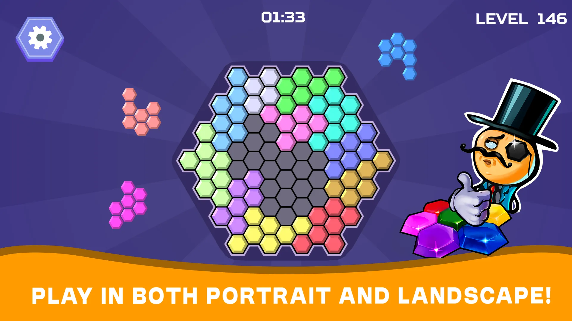 Hex Blocks Puzzle | Indus Appstore | Screenshot