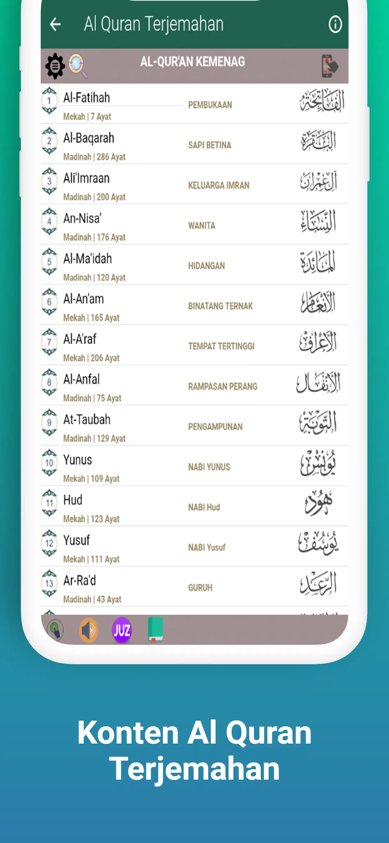 Hadits Qudsi Terjemahan | Indus Appstore | Screenshot