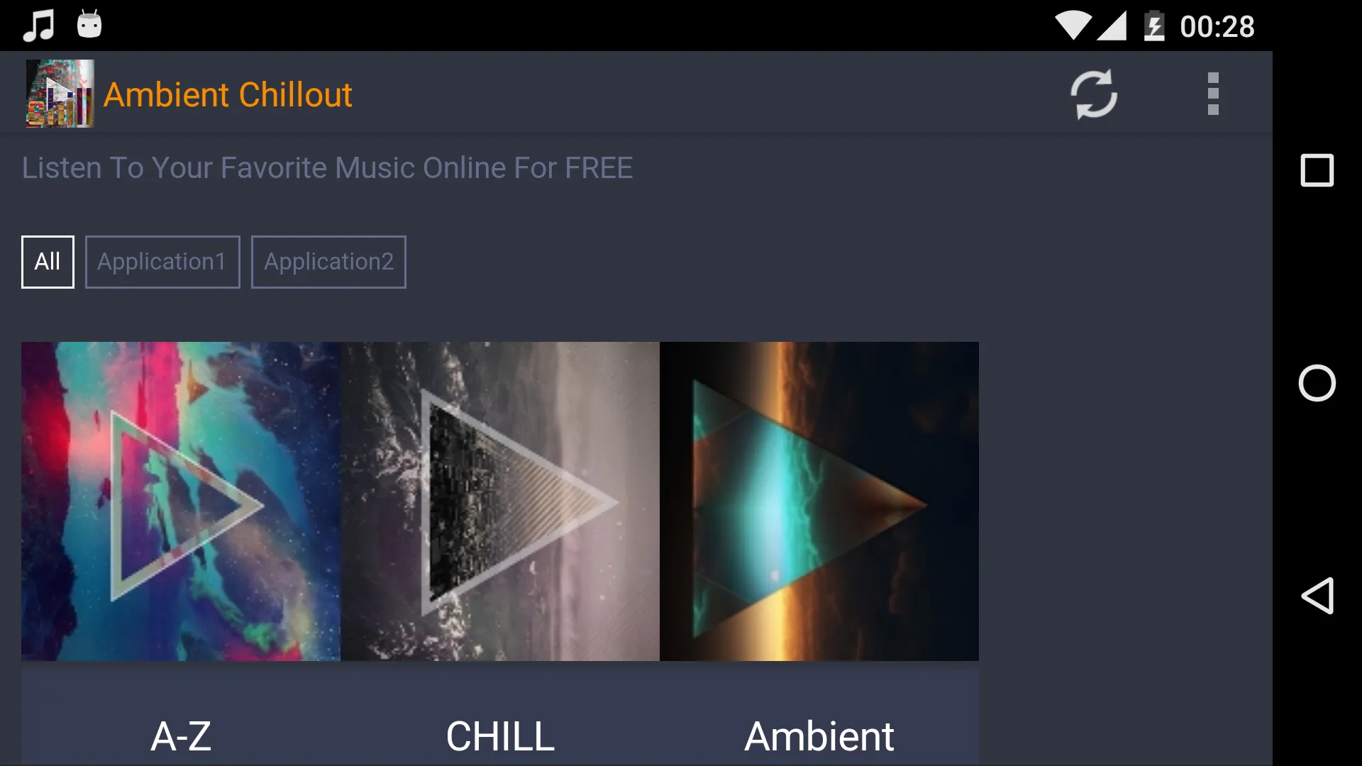 Ambient Chillout Music ONLINE | Indus Appstore | Screenshot