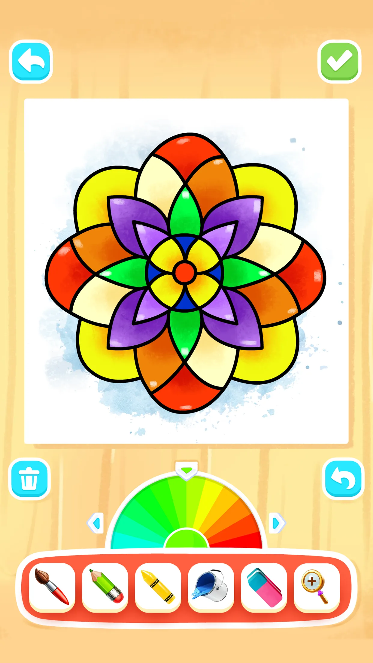 Coloring Mandala Games | Indus Appstore | Screenshot