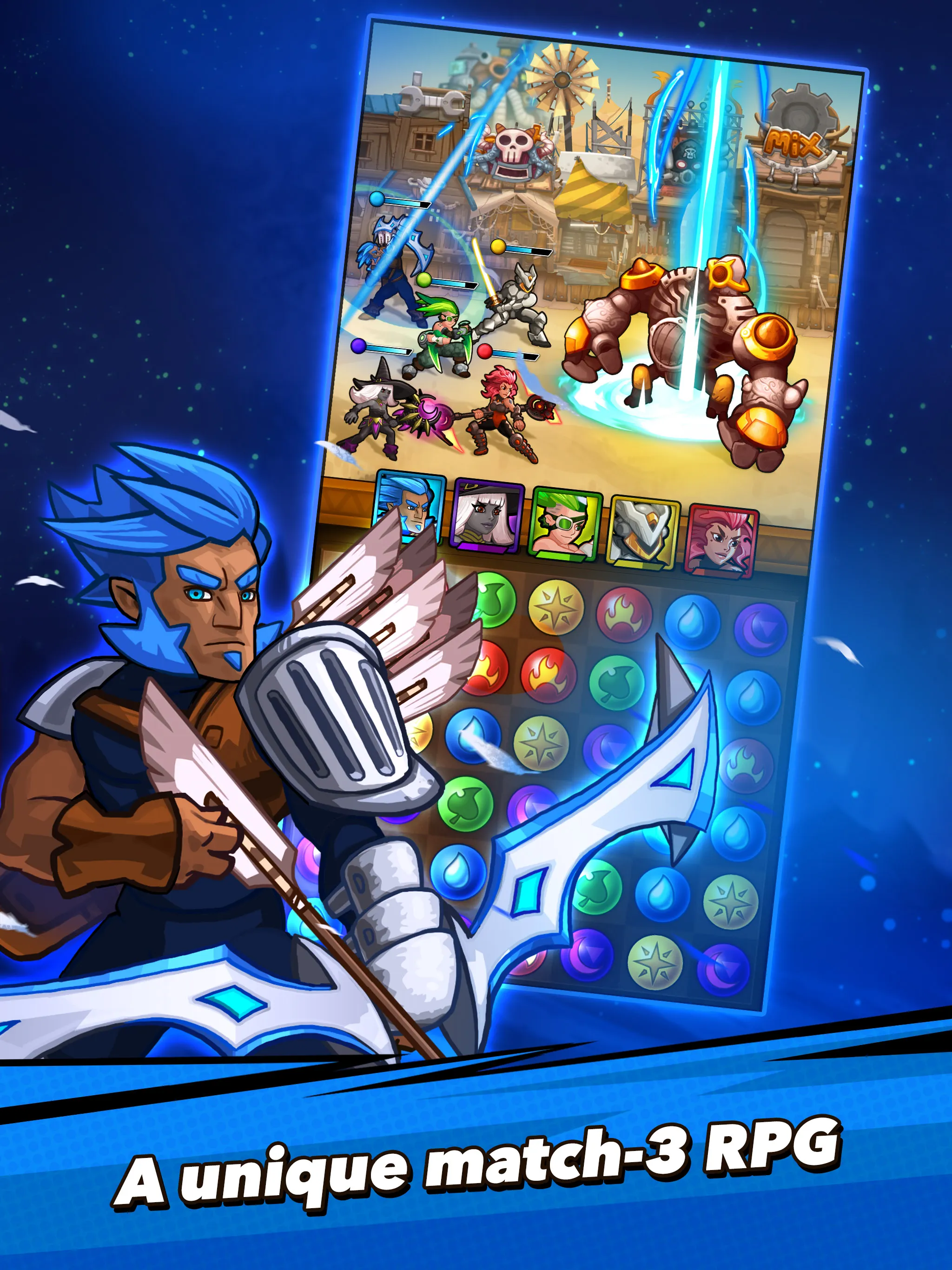 Stone Breaker: Match-3 RPG | Indus Appstore | Screenshot