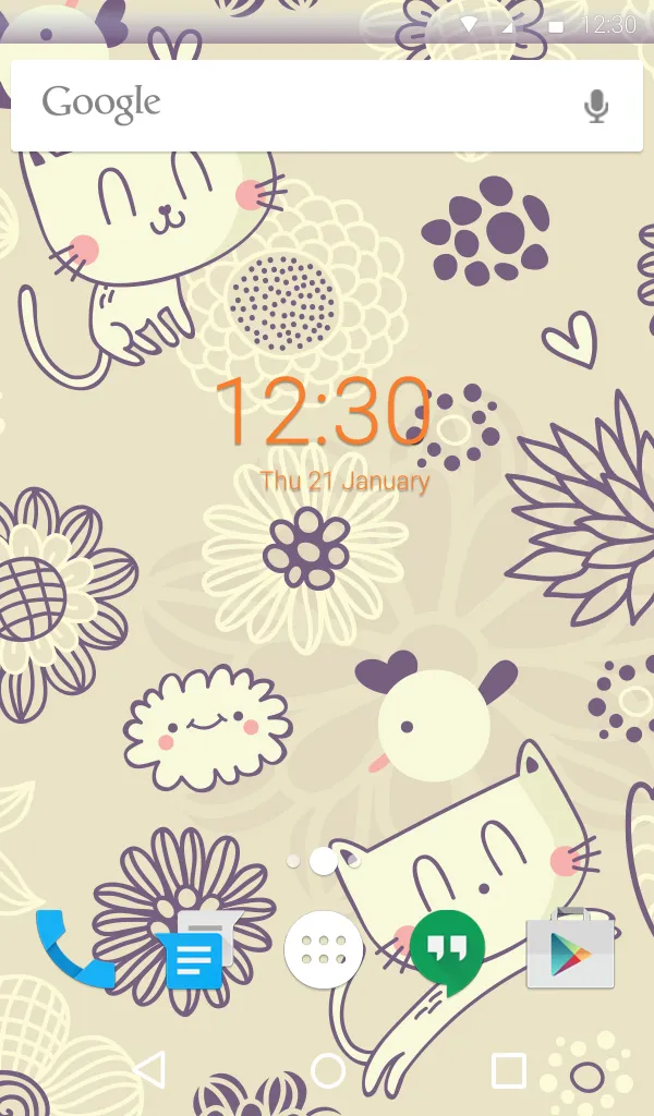 Tabby Cat Live Wallpaper Theme | Indus Appstore | Screenshot