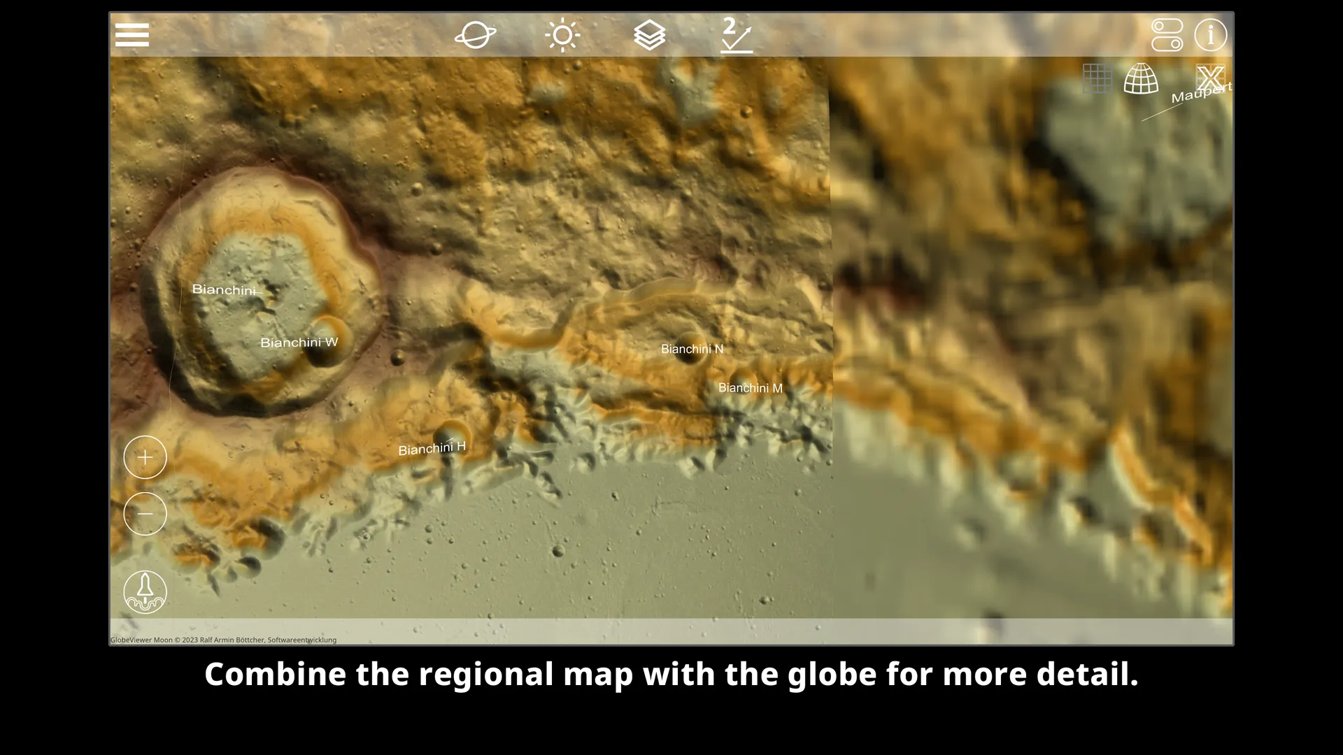 GlobeViewer Moon | Indus Appstore | Screenshot