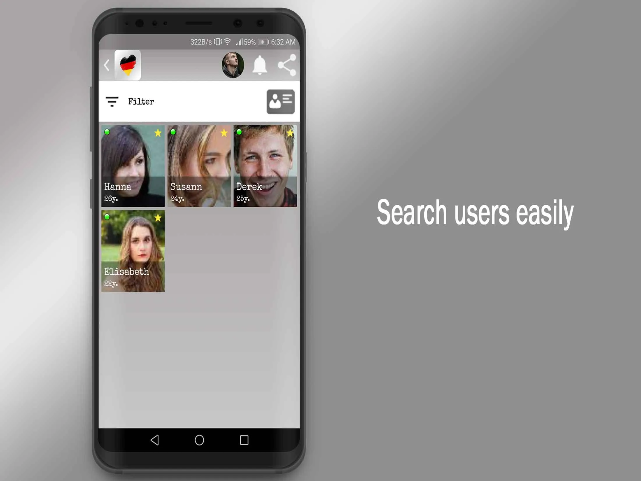 Germany Dating Social App | Indus Appstore | Screenshot