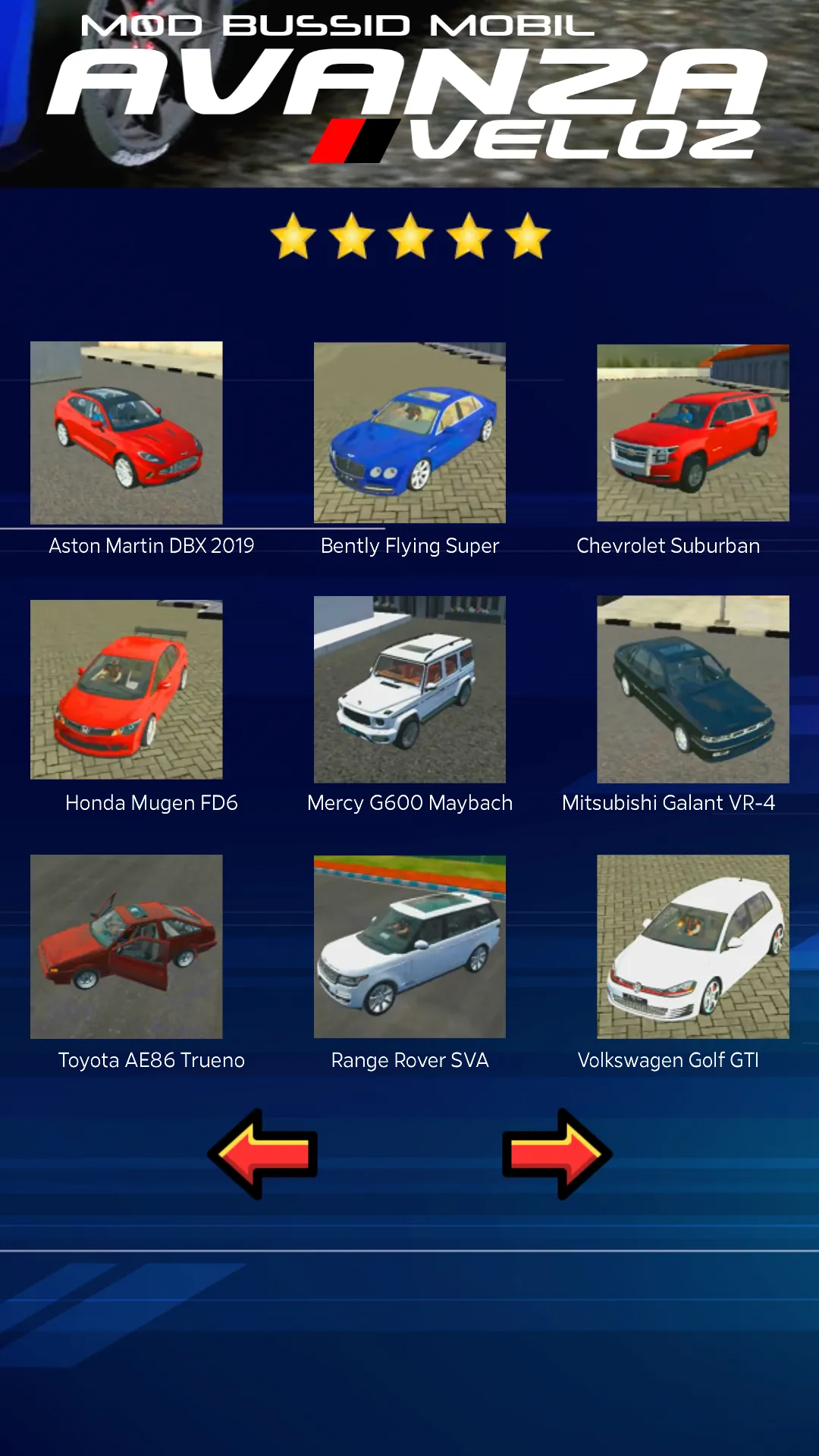 Mod Bussid Mobil Avansa Velos | Indus Appstore | Screenshot