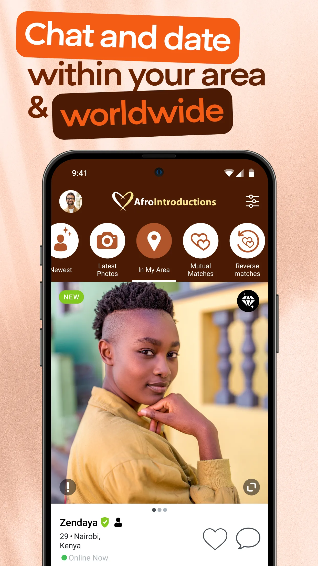 AfroIntroductions: Afro Dating | Indus Appstore | Screenshot