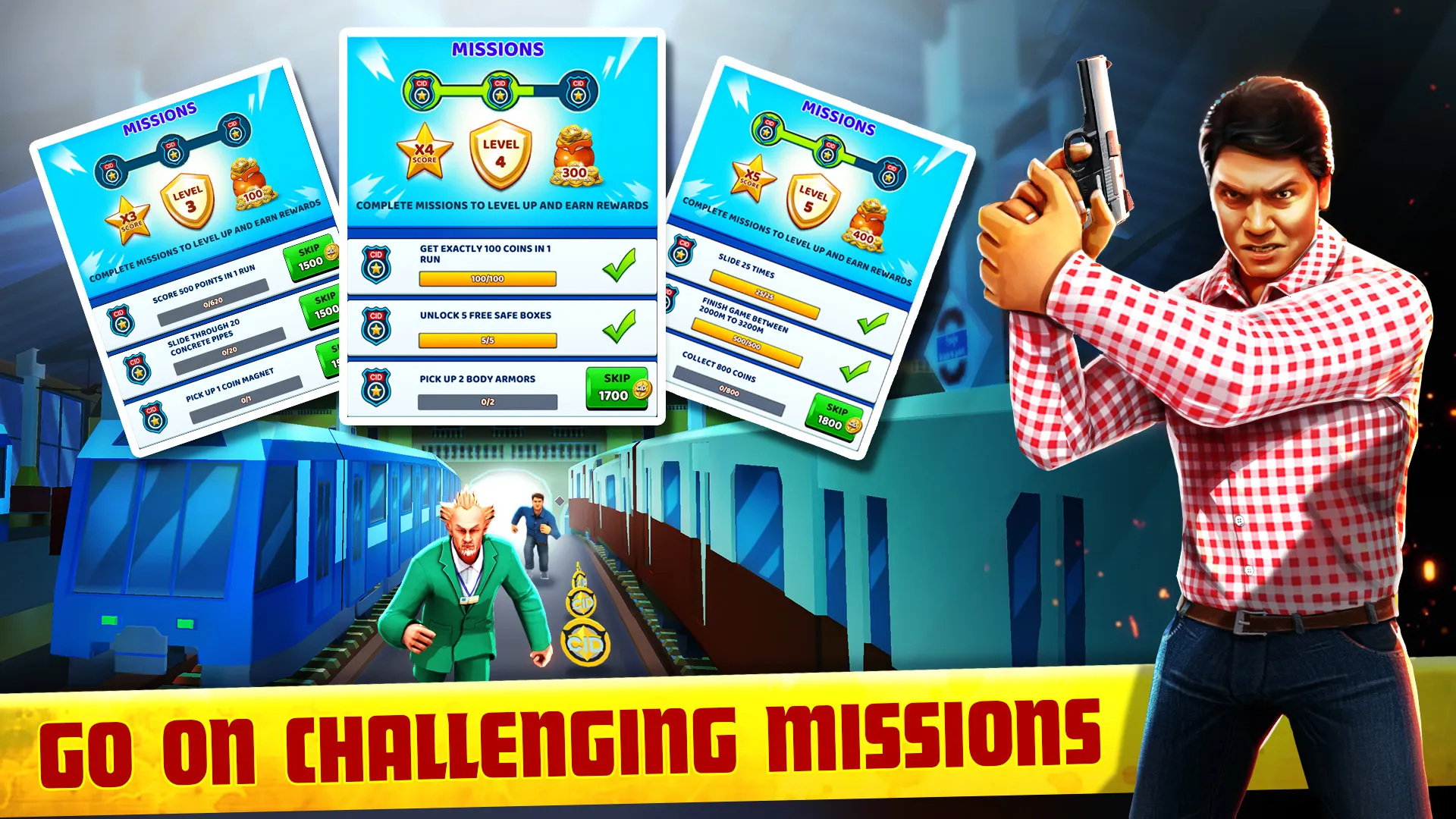 CID Heroes - Super Agent Run | Indus Appstore | Screenshot