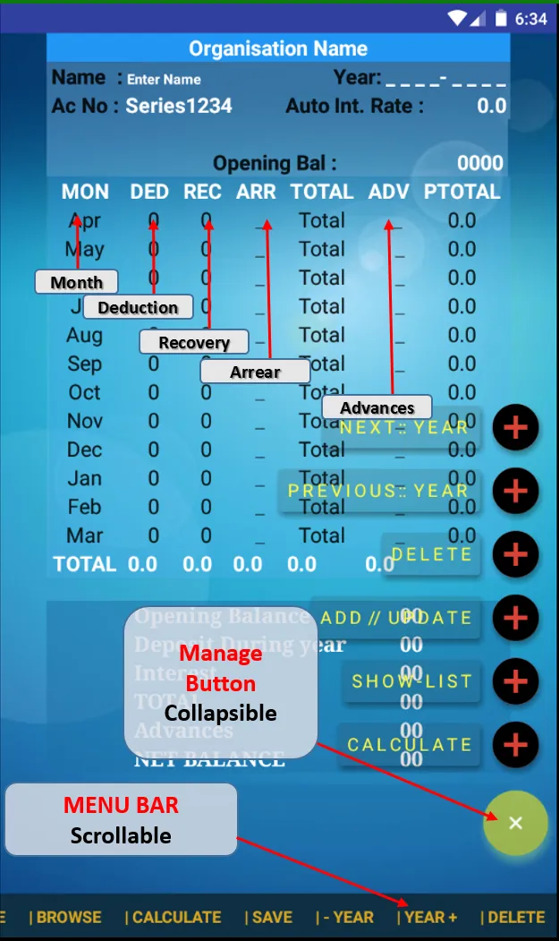 GPF Calculator | Indus Appstore | Screenshot