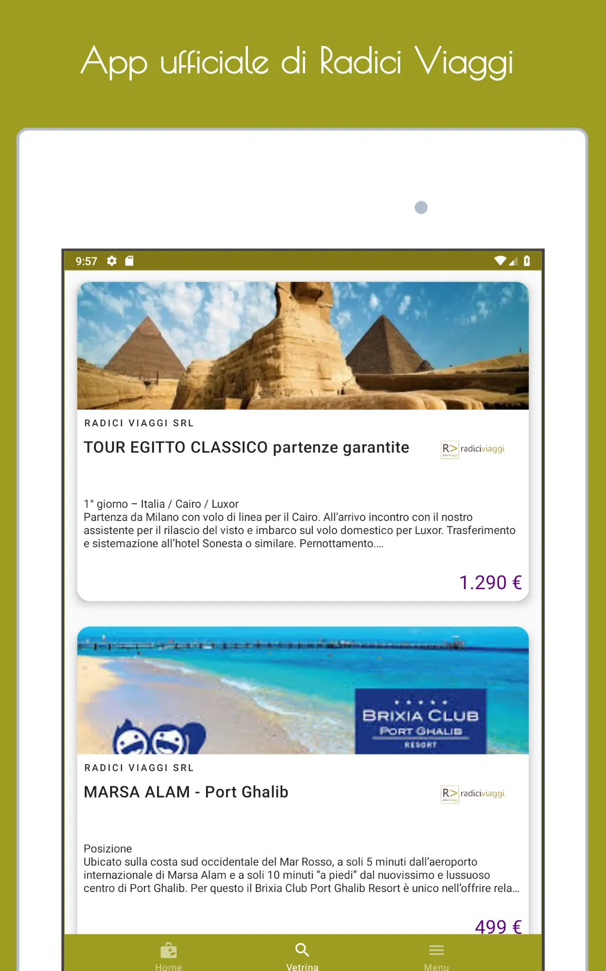 Radici Viaggi | Indus Appstore | Screenshot