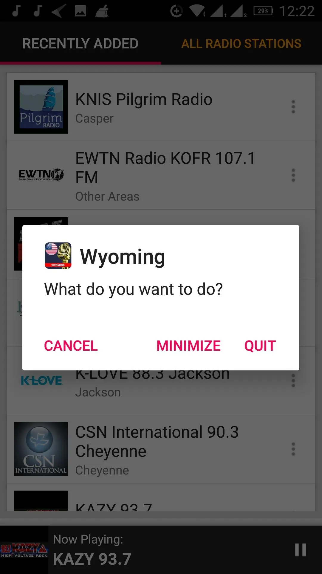 Wyoming Radio Stations - USA | Indus Appstore | Screenshot