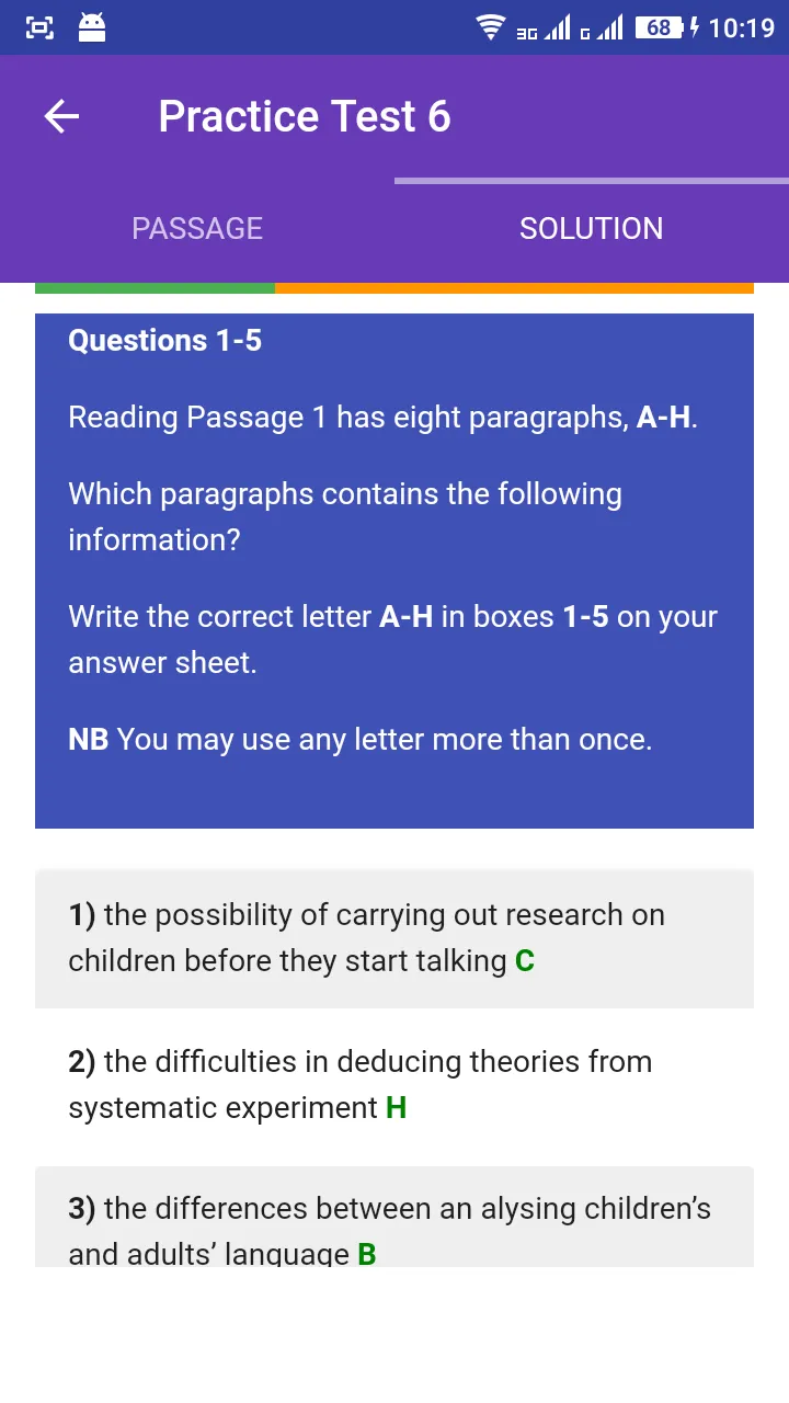 IELTS READING TESTS | Indus Appstore | Screenshot