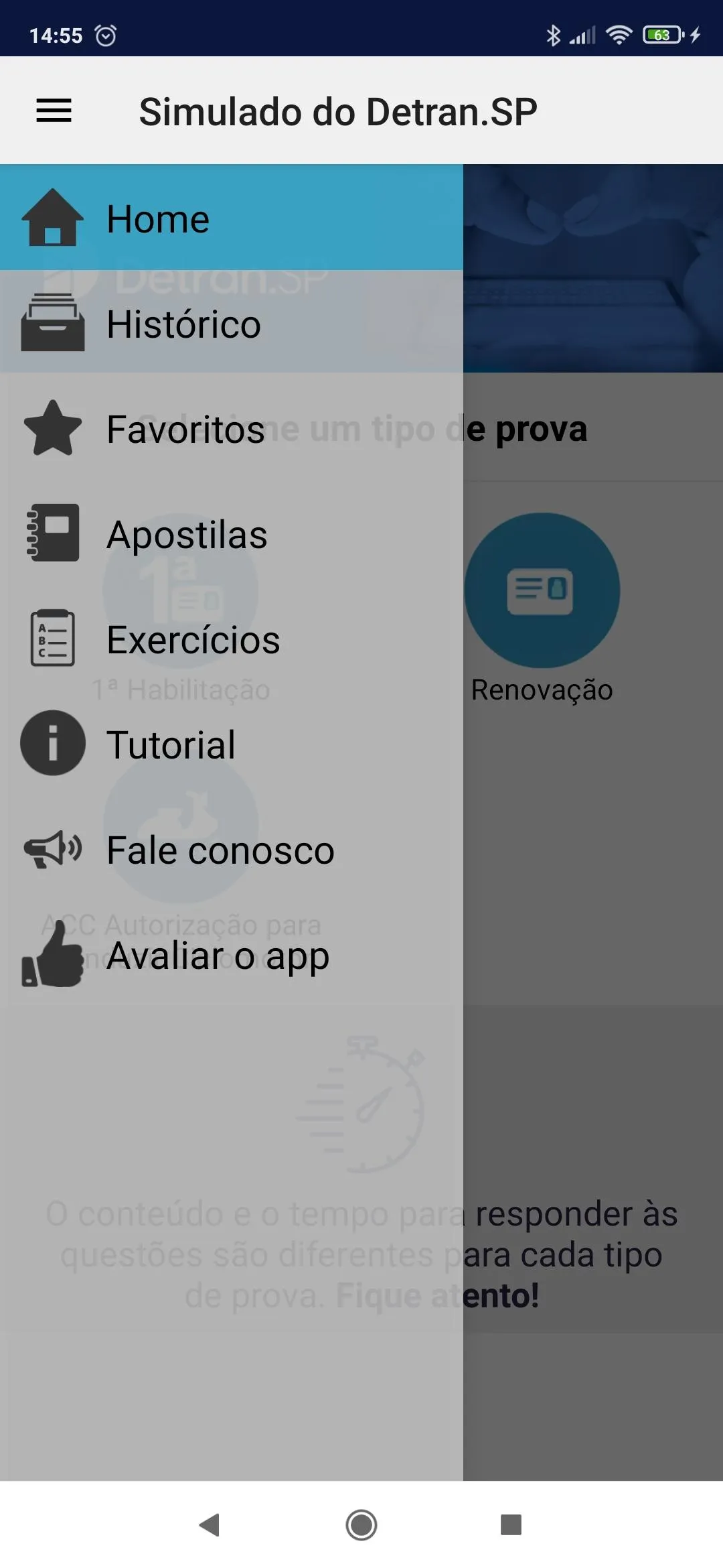 Simulado Detran-SP | Indus Appstore | Screenshot