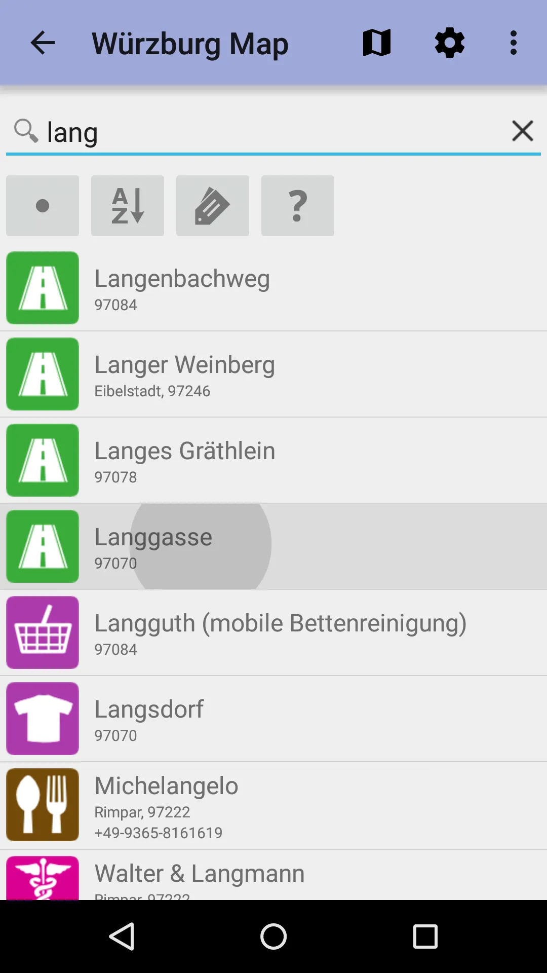 Würzburg Offline City Map | Indus Appstore | Screenshot