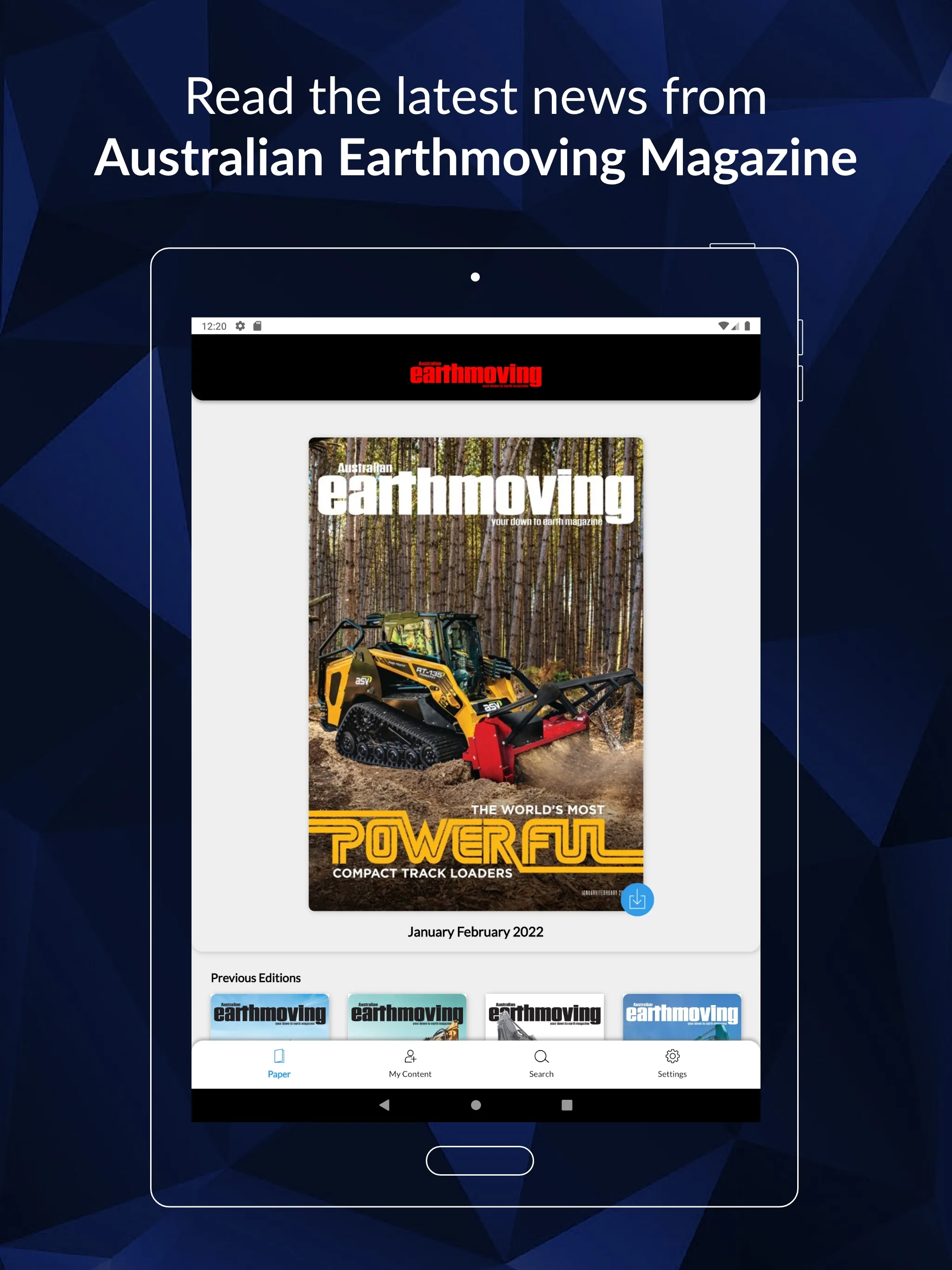 Australian Earthmoving Mag | Indus Appstore | Screenshot