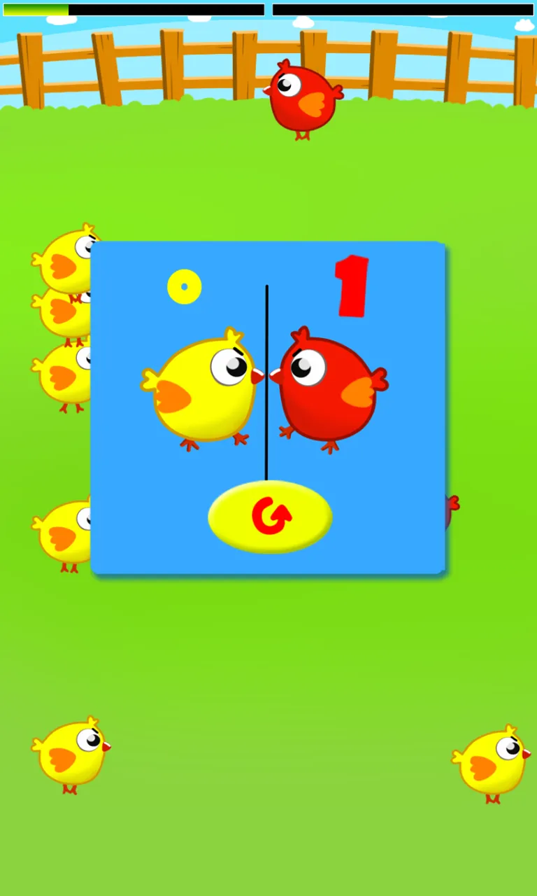 Chicken fight- two player game | Indus Appstore | Screenshot