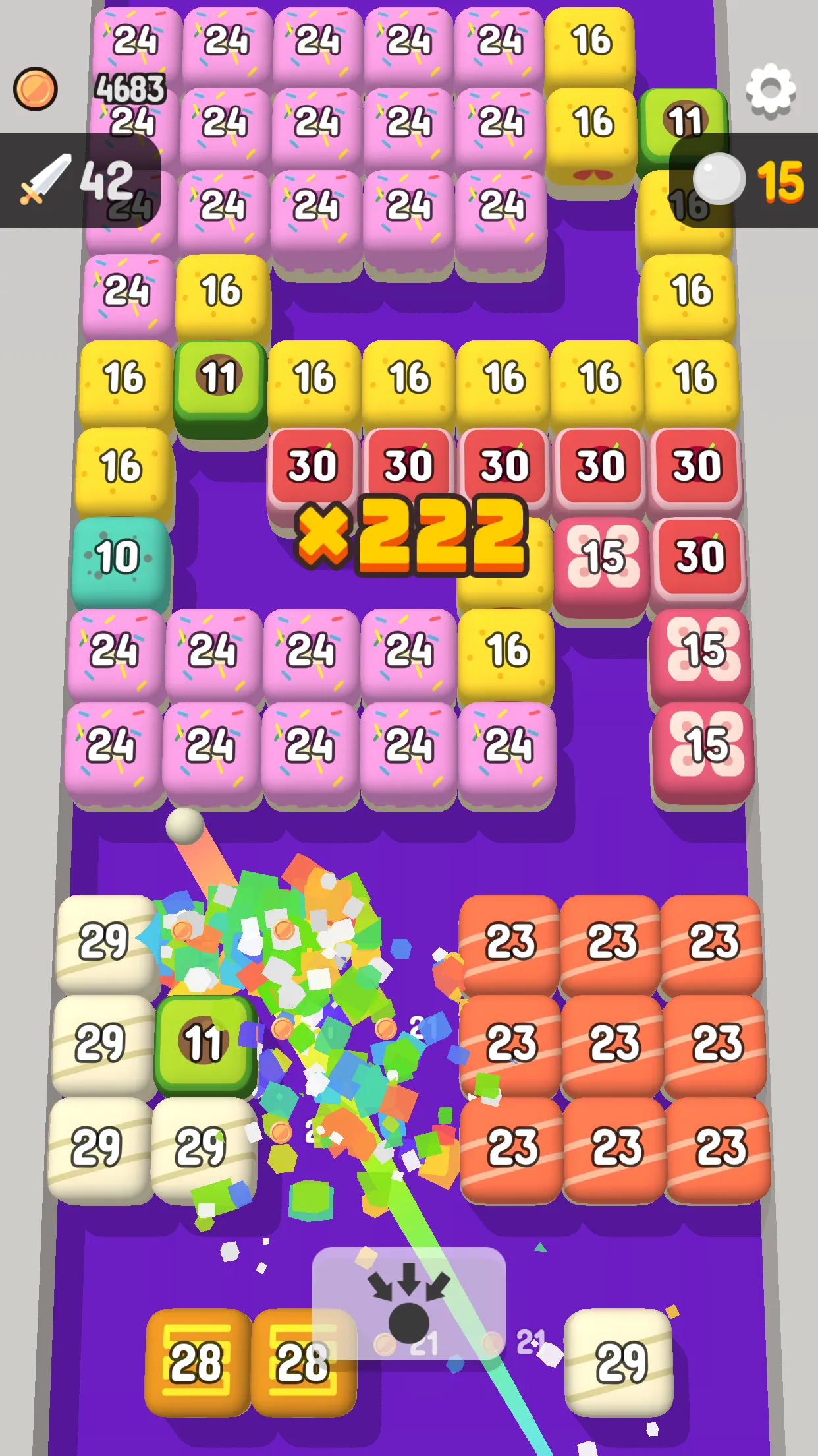 Sushi Brick Breaker | Indus Appstore | Screenshot