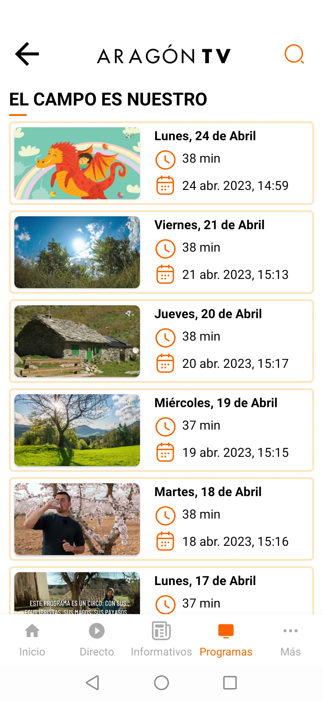 Aragón TV | Indus Appstore | Screenshot