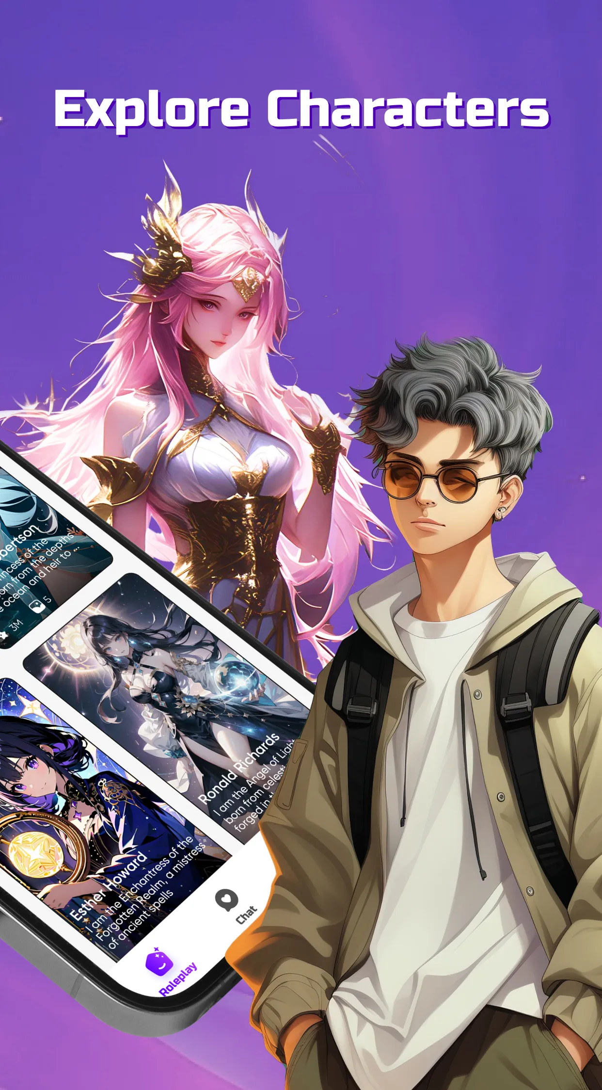 Anime Character AI: Chat, Play | Indus Appstore | Screenshot