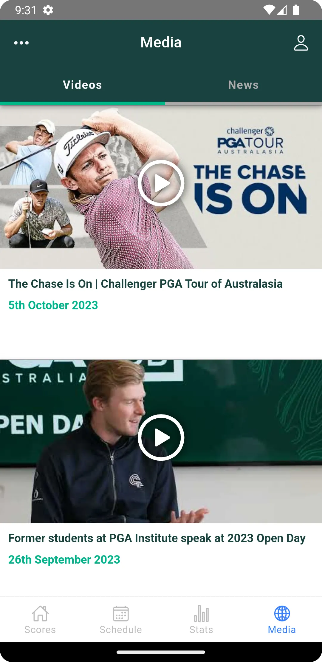 PGA Tour of Australasia | Indus Appstore | Screenshot