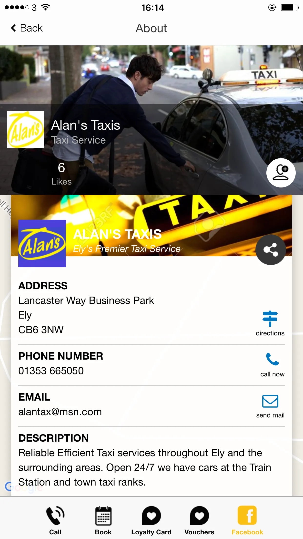 Alans Taxis | Indus Appstore | Screenshot