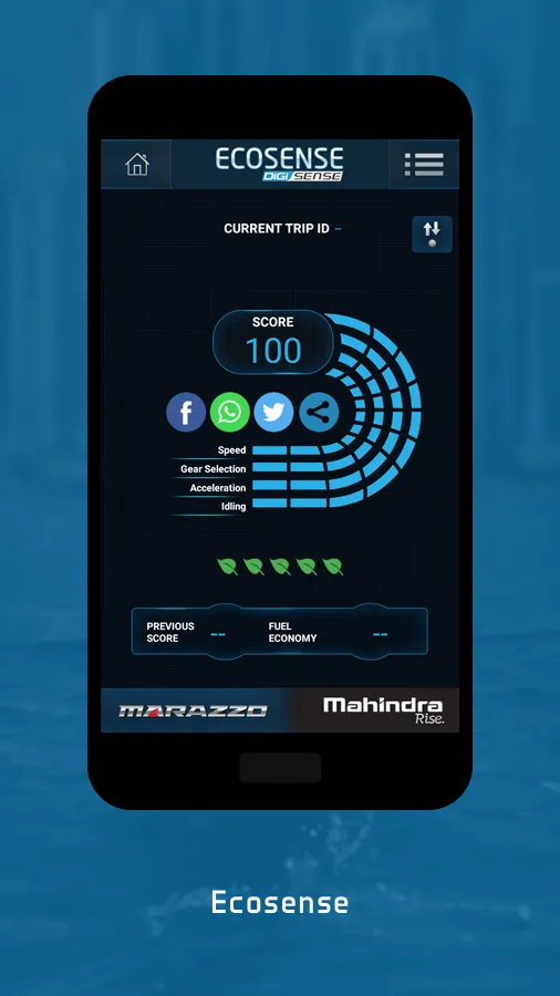 MAHINDRA BLUESENSE APP MARAZZO | Indus Appstore | Screenshot