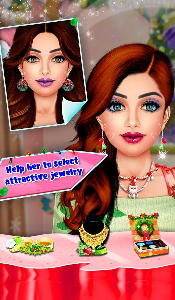 Christmas Makeup Dressup Games | Indus Appstore | Screenshot