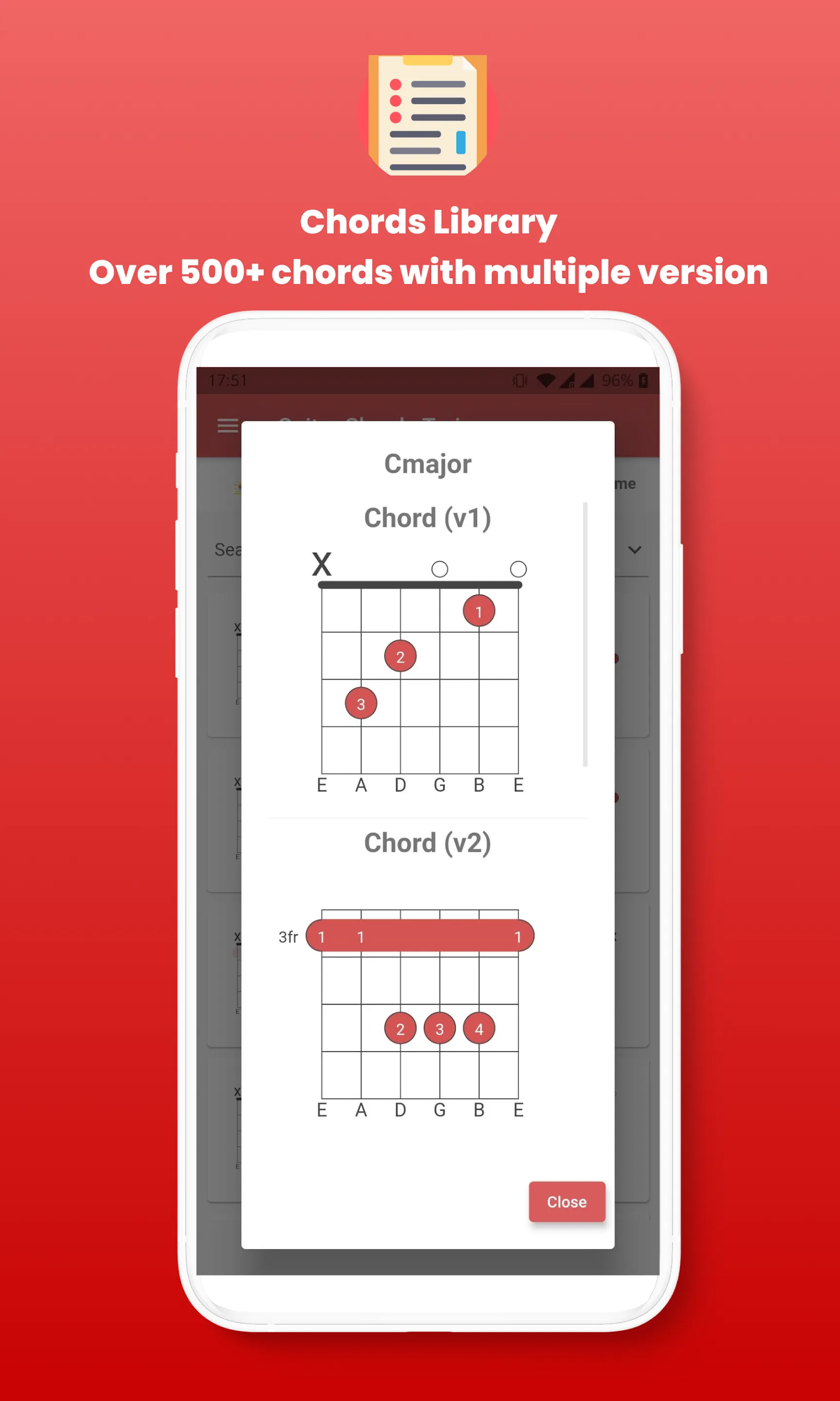 Guitar Chords Trainer | Indus Appstore | Screenshot