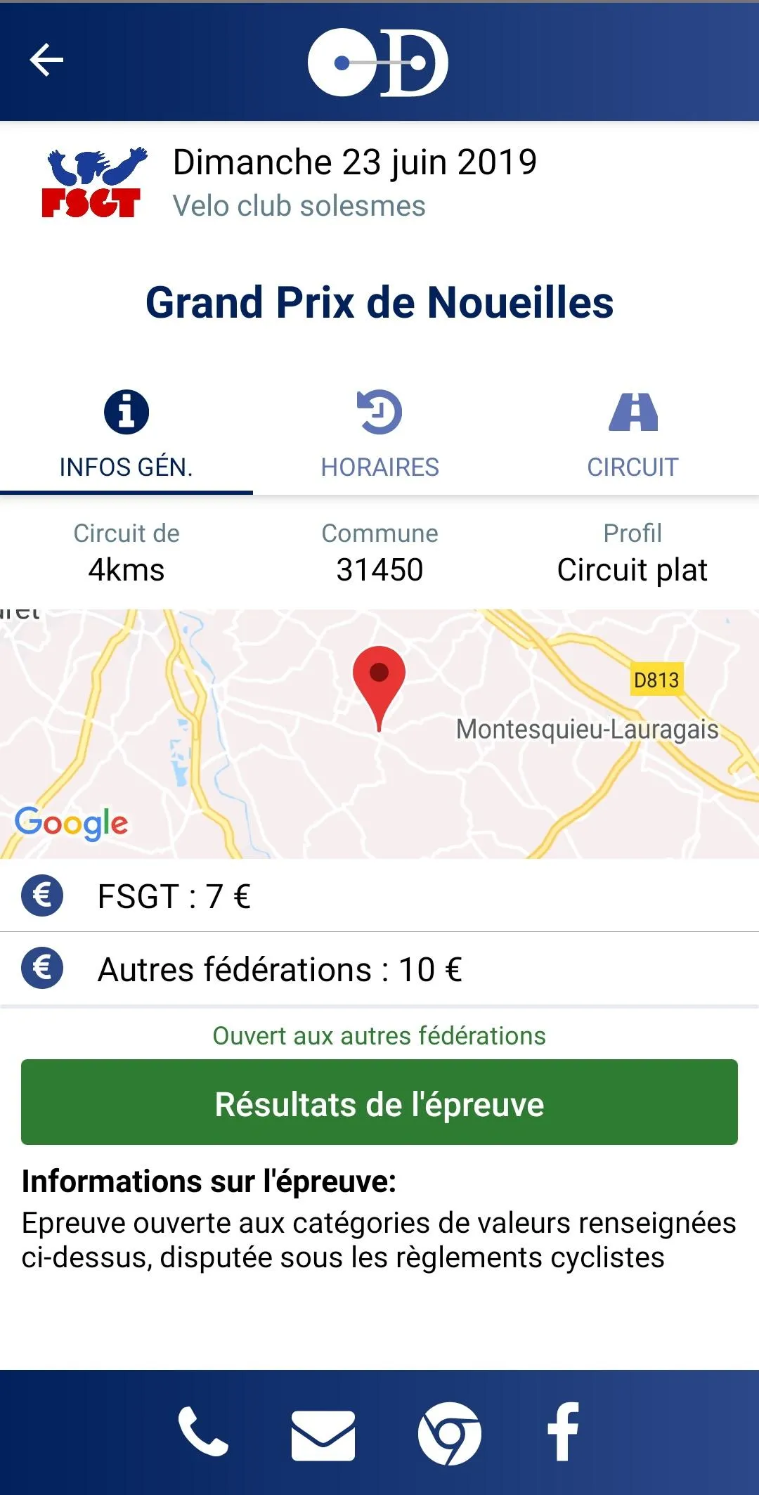 Dossardeur | Indus Appstore | Screenshot