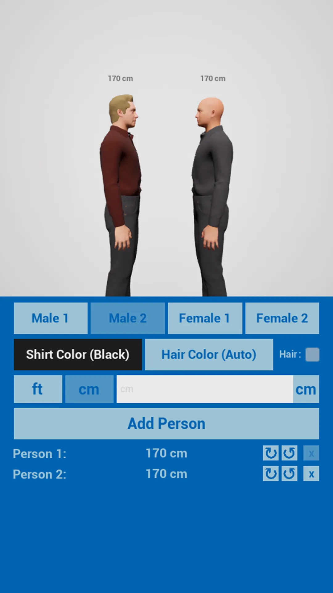 Height Comparison 3D | Indus Appstore | Screenshot