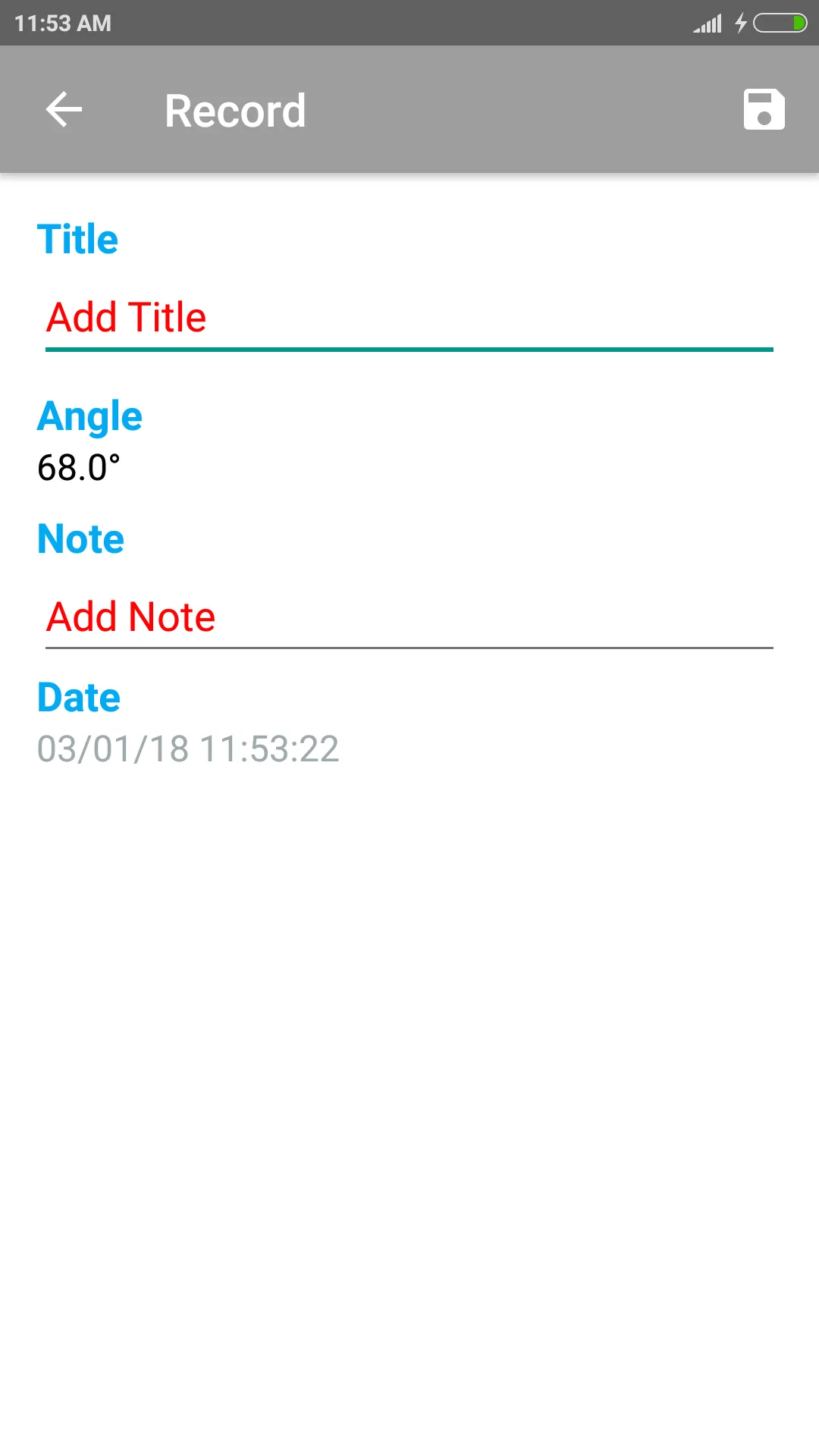 Angle Meter | Indus Appstore | Screenshot