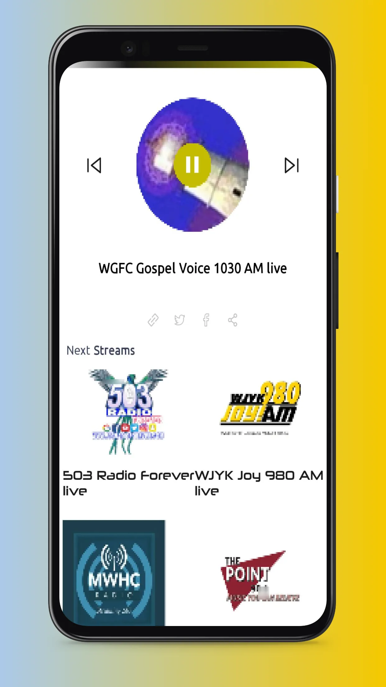 Radio Virginia: Radio Stations | Indus Appstore | Screenshot