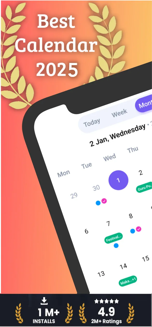 2025 Calendar Business Planner | Indus Appstore | Screenshot