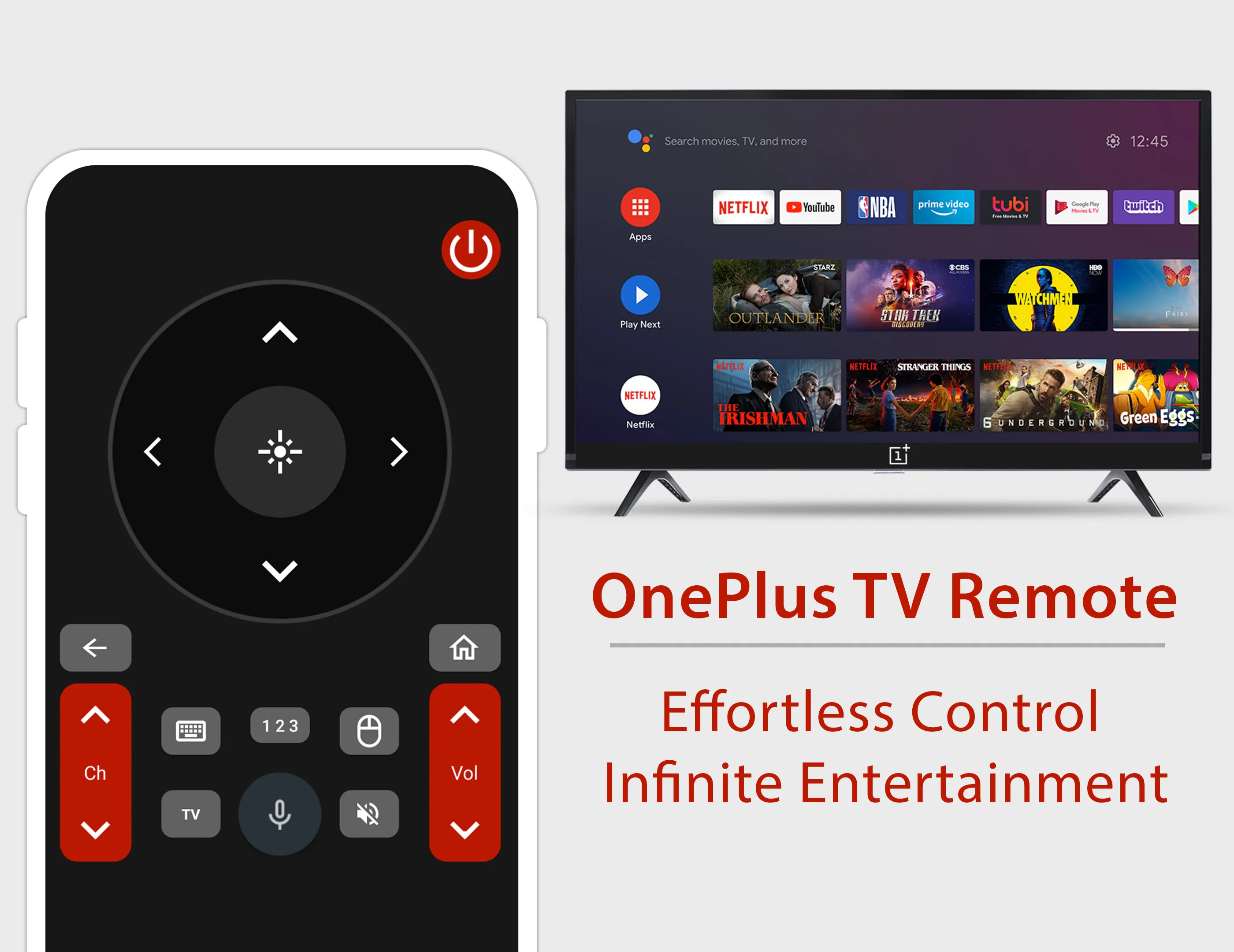 OnePlus TV Remote - Android TV | Indus Appstore | Screenshot