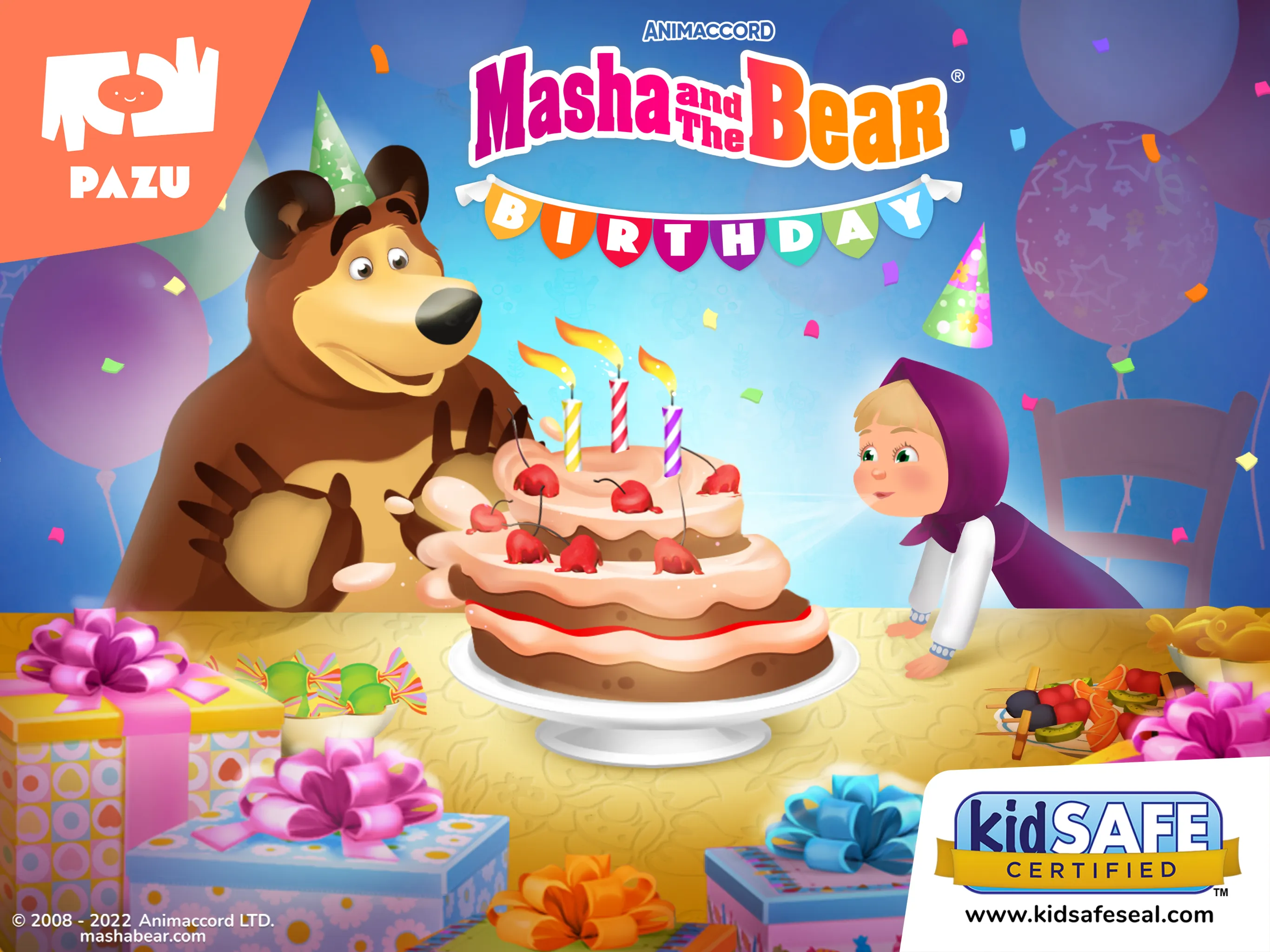 Masha and The Bear Birthday | Indus Appstore | Screenshot