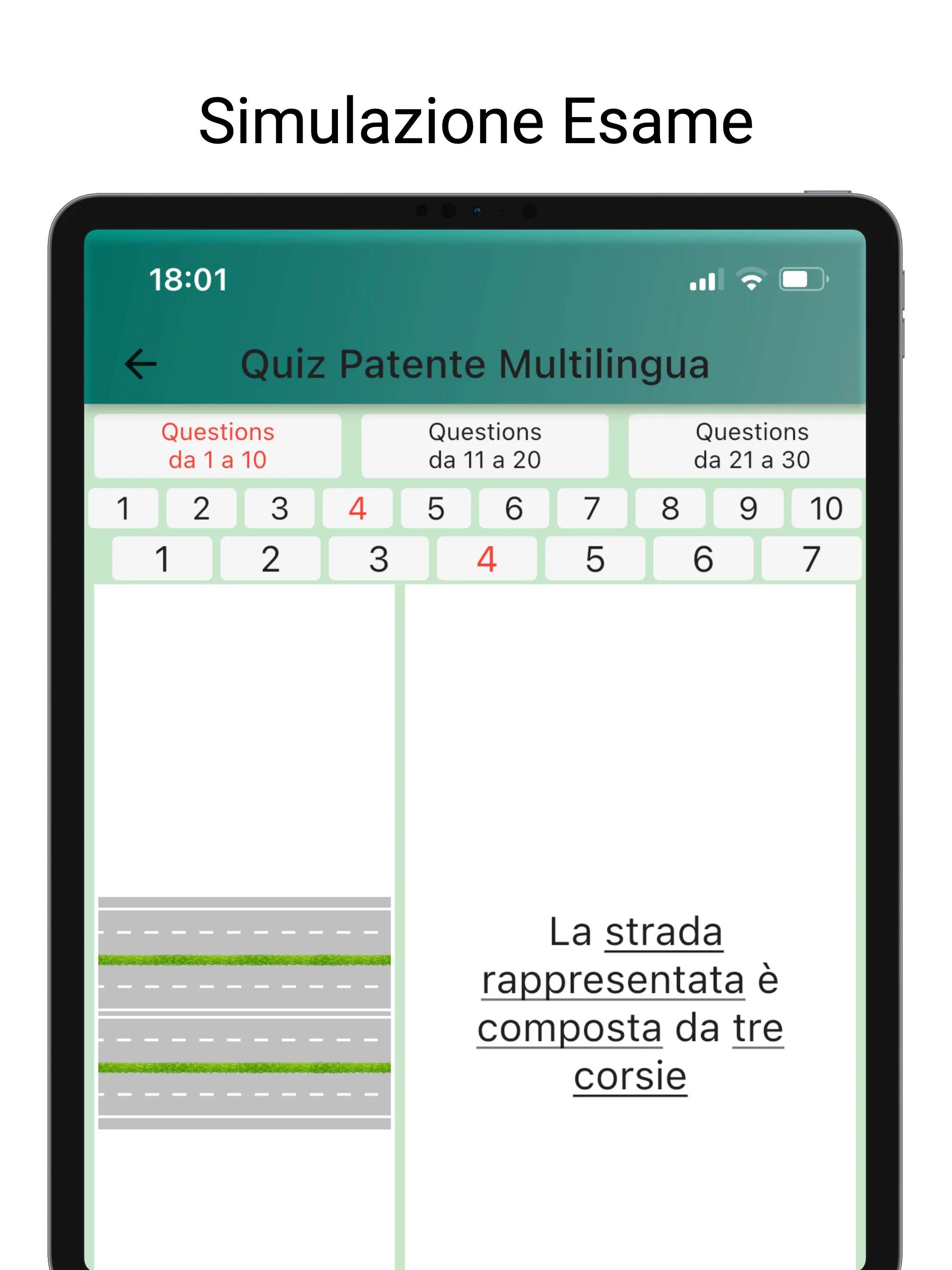 Quiz Patente Multilingua 2024 | Indus Appstore | Screenshot