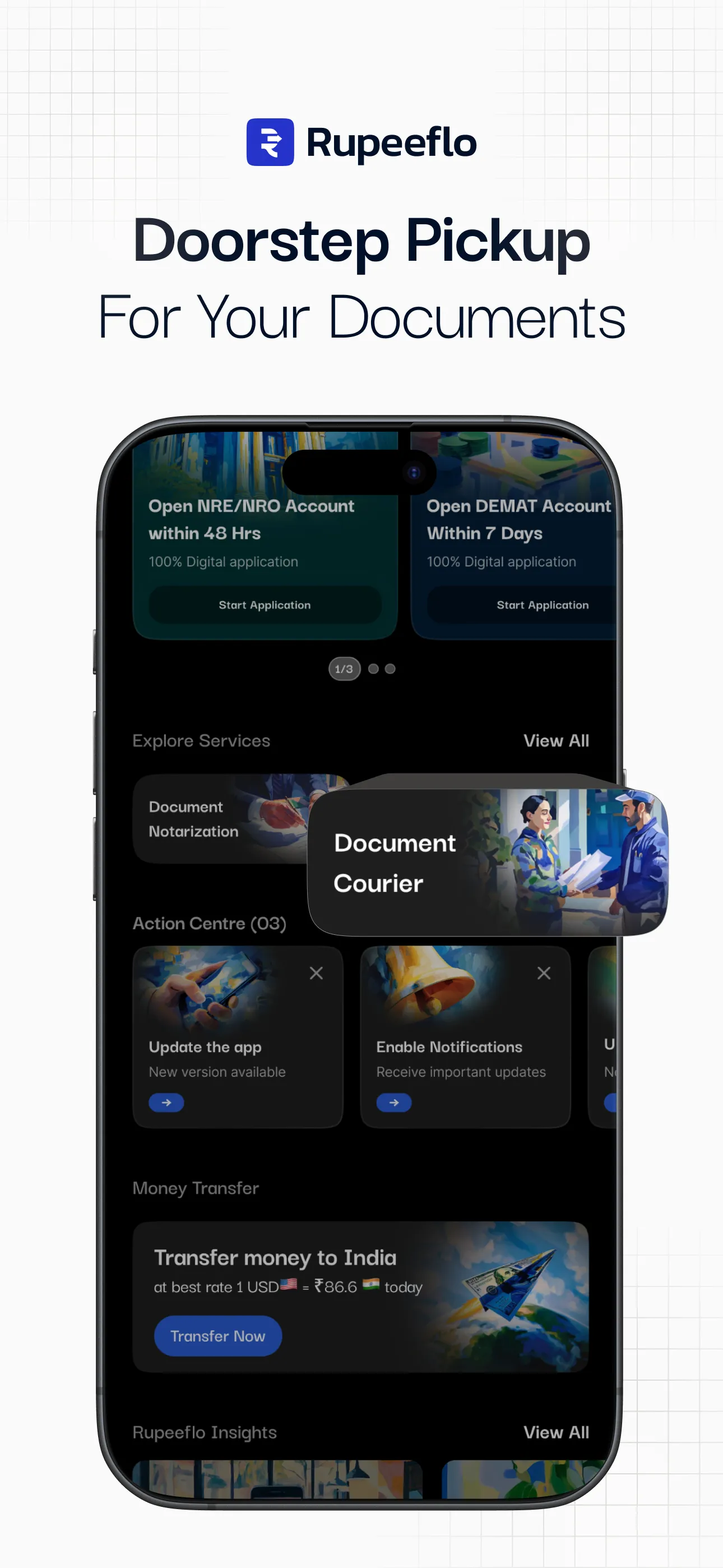 Rupeeflo - NRI Wealth App | Indus Appstore | Screenshot
