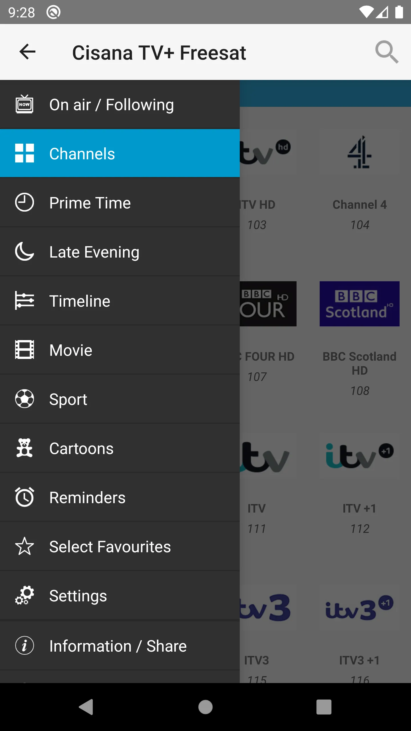 Freesat TV Listings UK Cisana | Indus Appstore | Screenshot