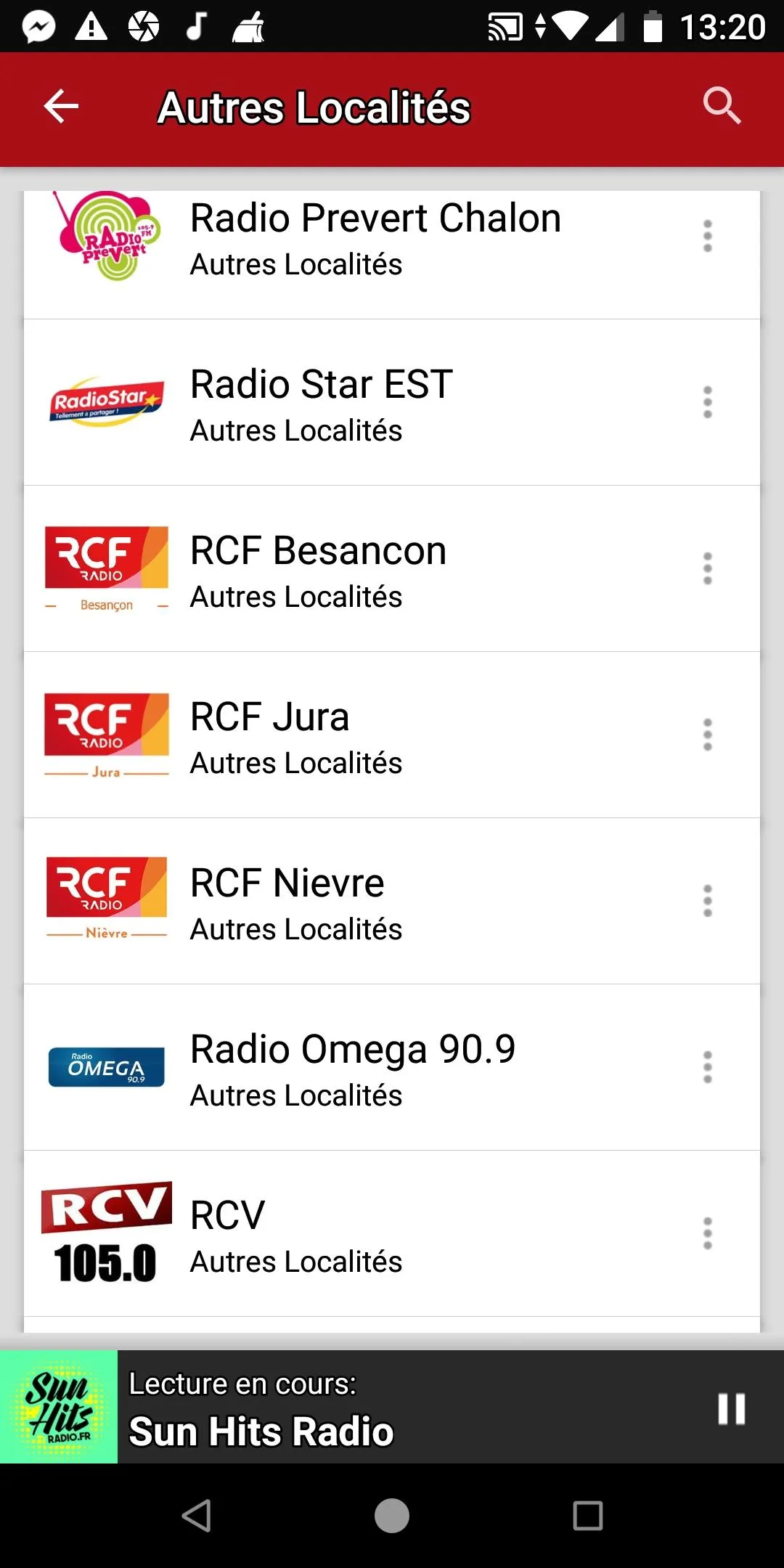 Radios:Bourgogne-Franche-Comté | Indus Appstore | Screenshot