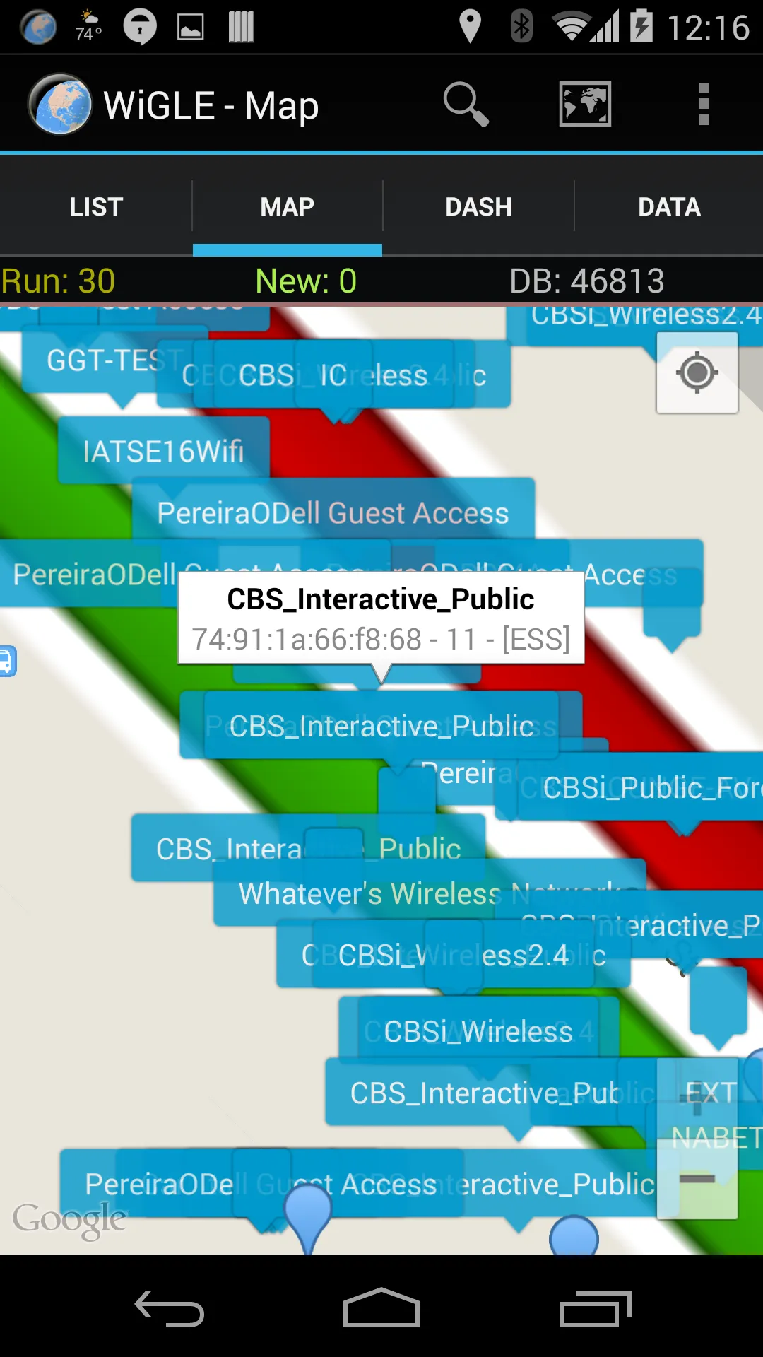 WiGLE WiFi Wardriving | Indus Appstore | Screenshot