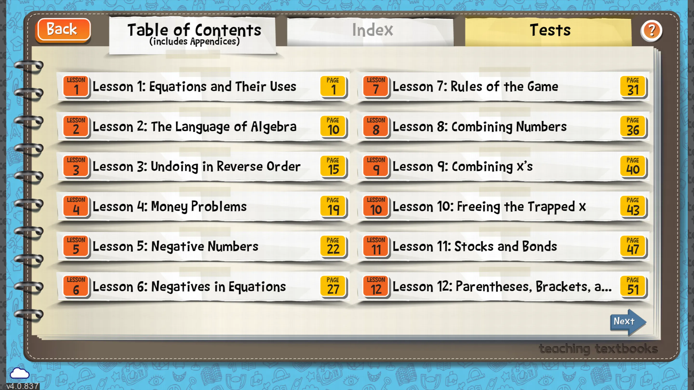 TT Algebra 2 | Indus Appstore | Screenshot