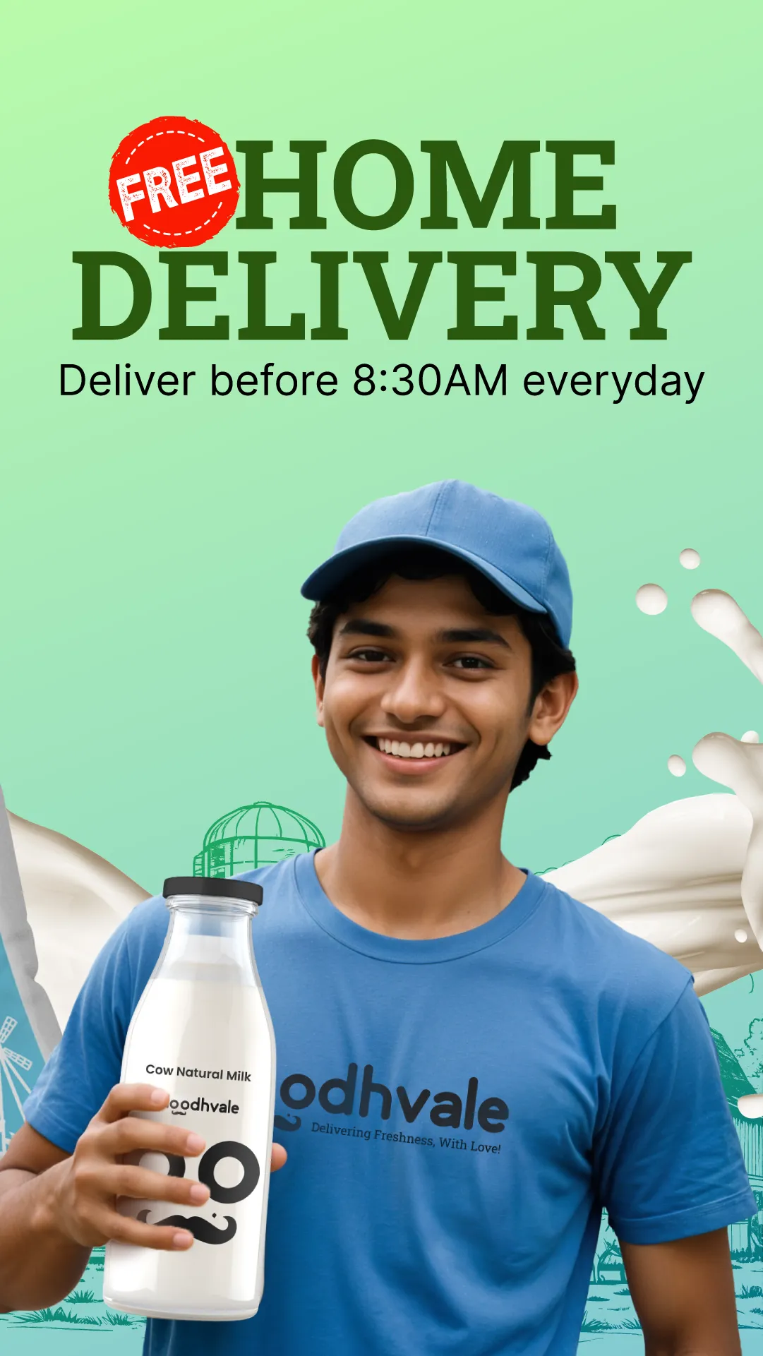 Doodhvale: Fresh Milk Delivery | Indus Appstore | Screenshot