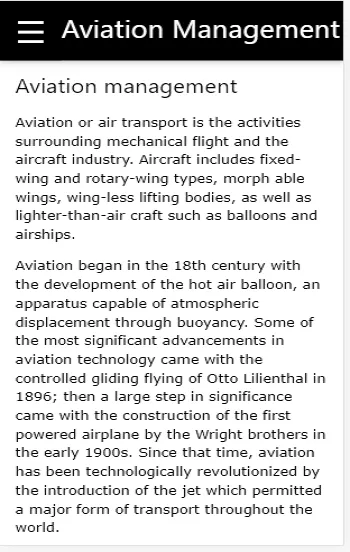 Aviation Management | Indus Appstore | Screenshot