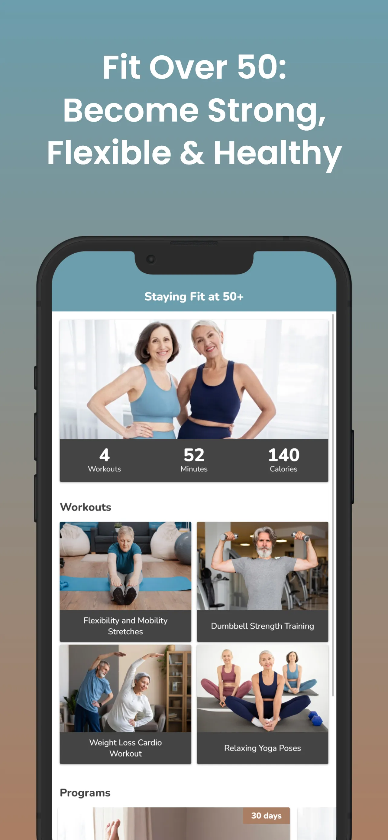 Fit Over 50 - Home Exercises | Indus Appstore | Screenshot