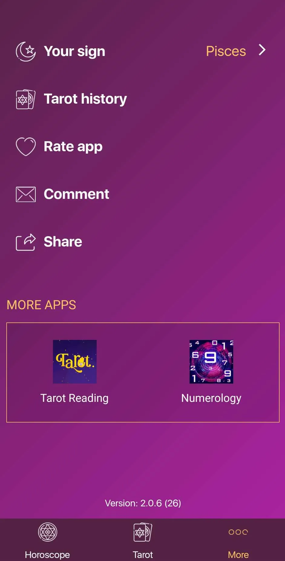 Daily Horoscope - Tarot Reader | Indus Appstore | Screenshot