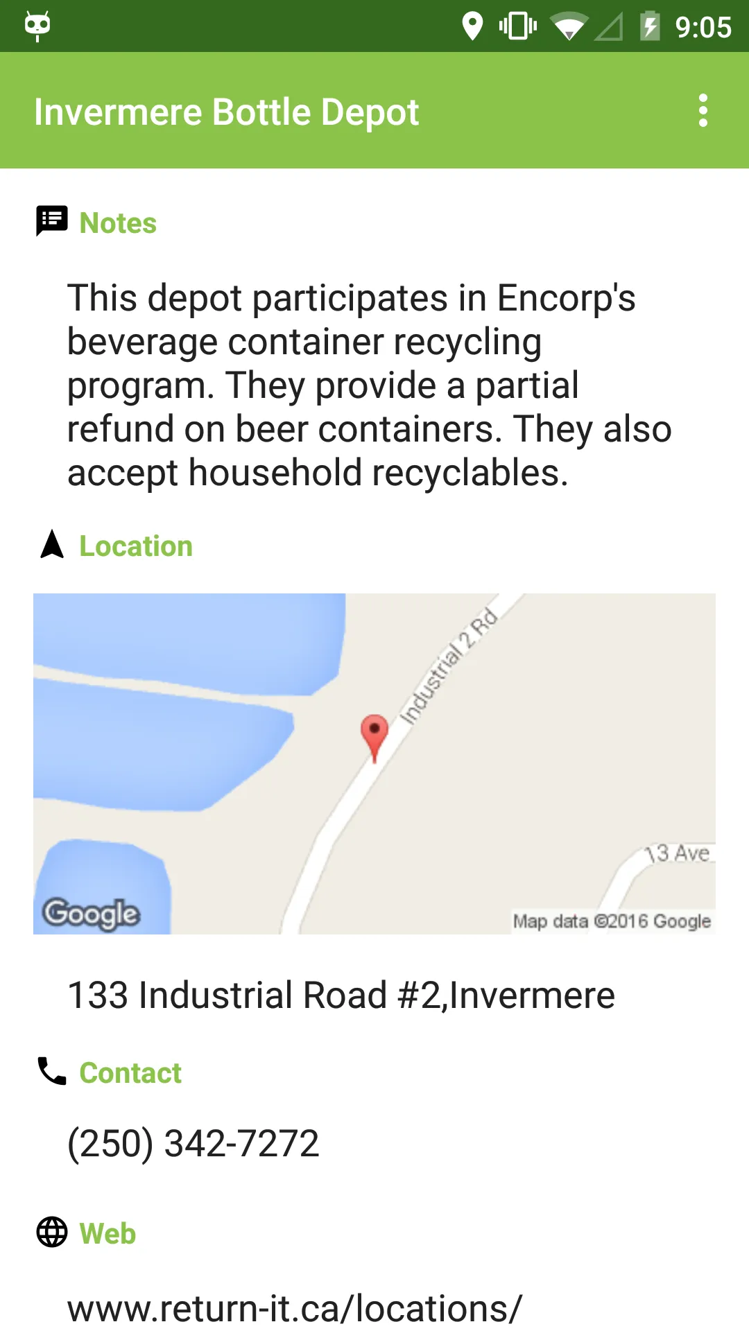 BC Recyclepedia | Indus Appstore | Screenshot